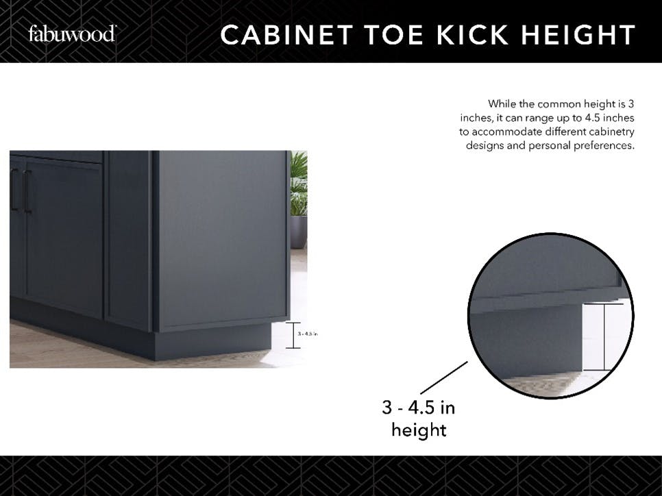 Cabinet Toe Kick Height