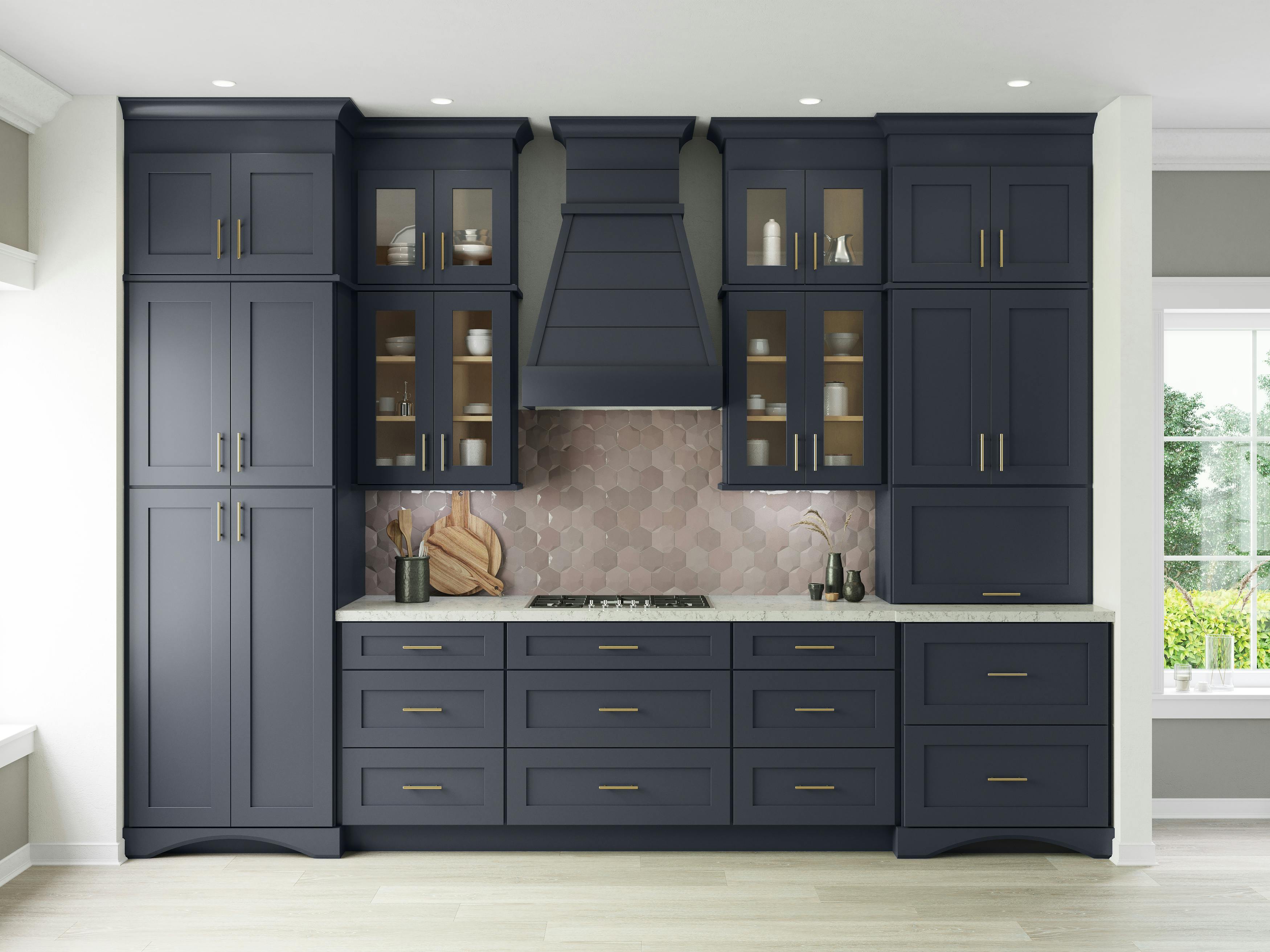 floor-to-ceiling cabinetry