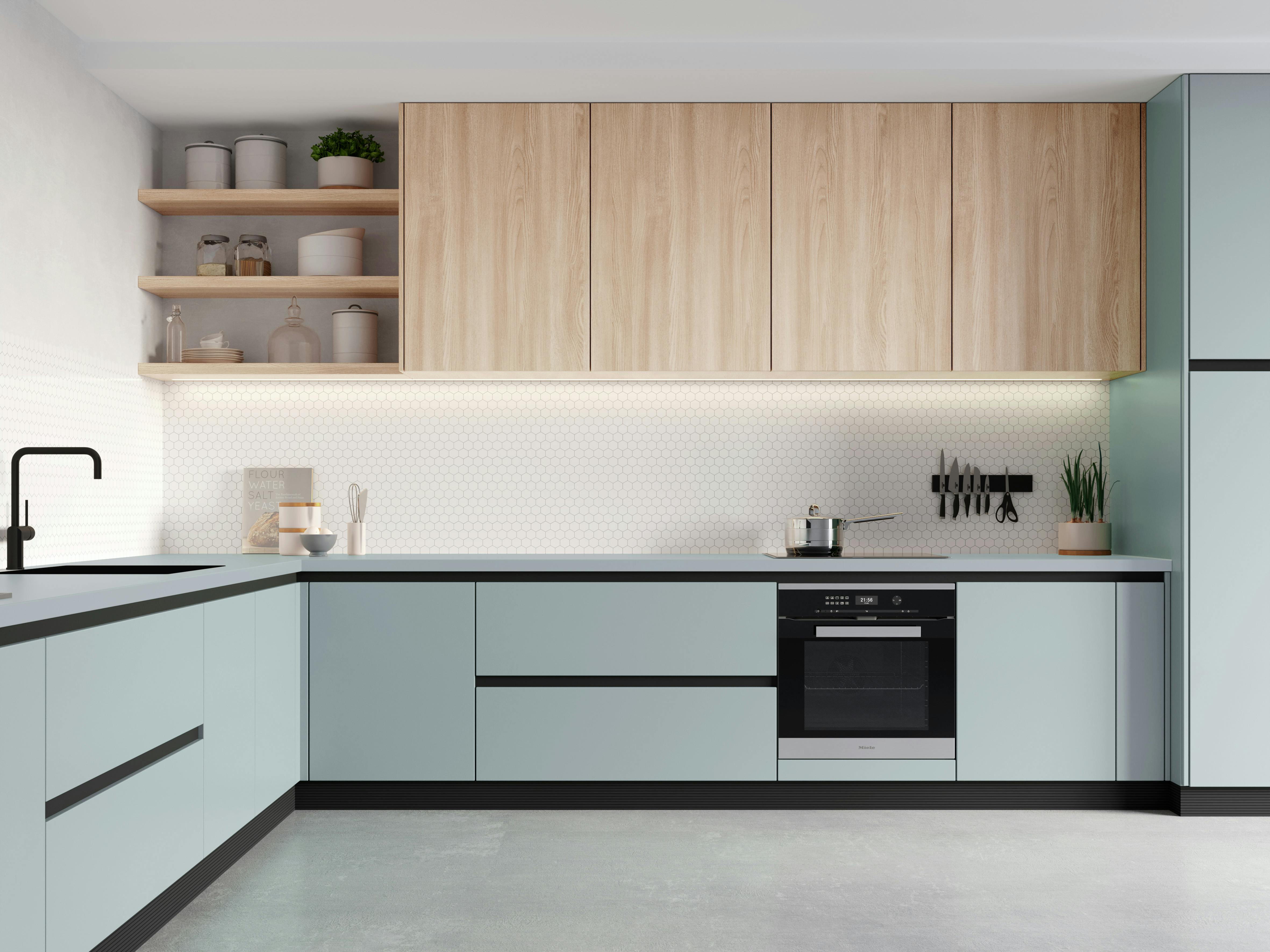 light, bright, and airy kitchen