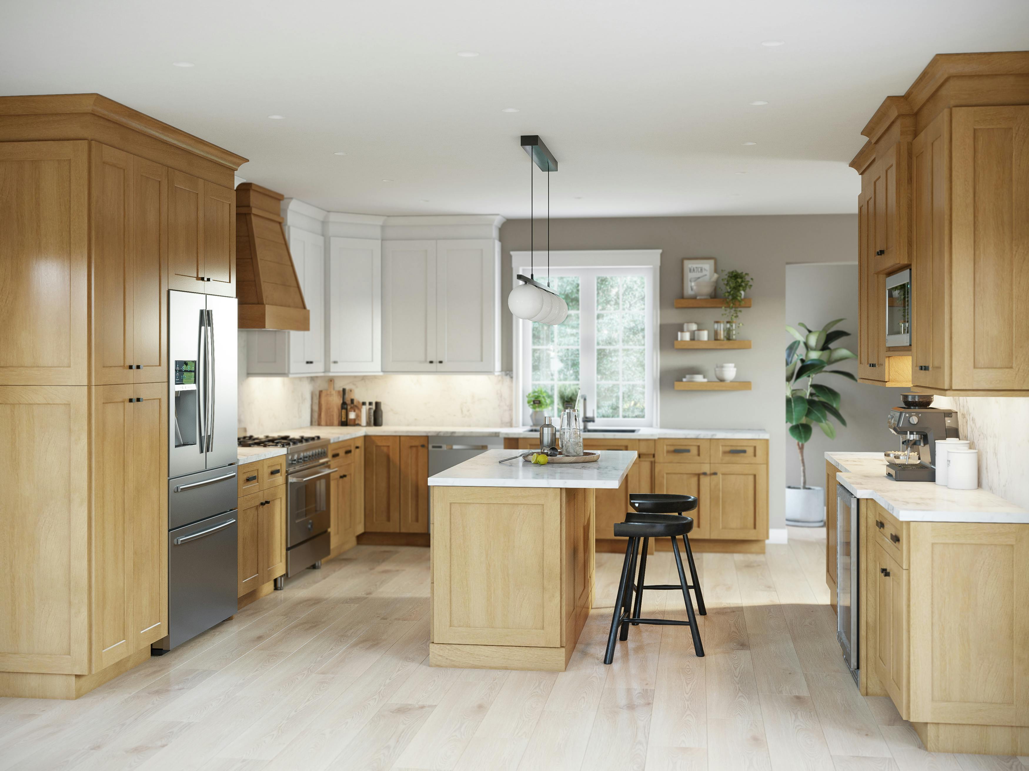 Fabuwood Galaxy Timber kitchen 