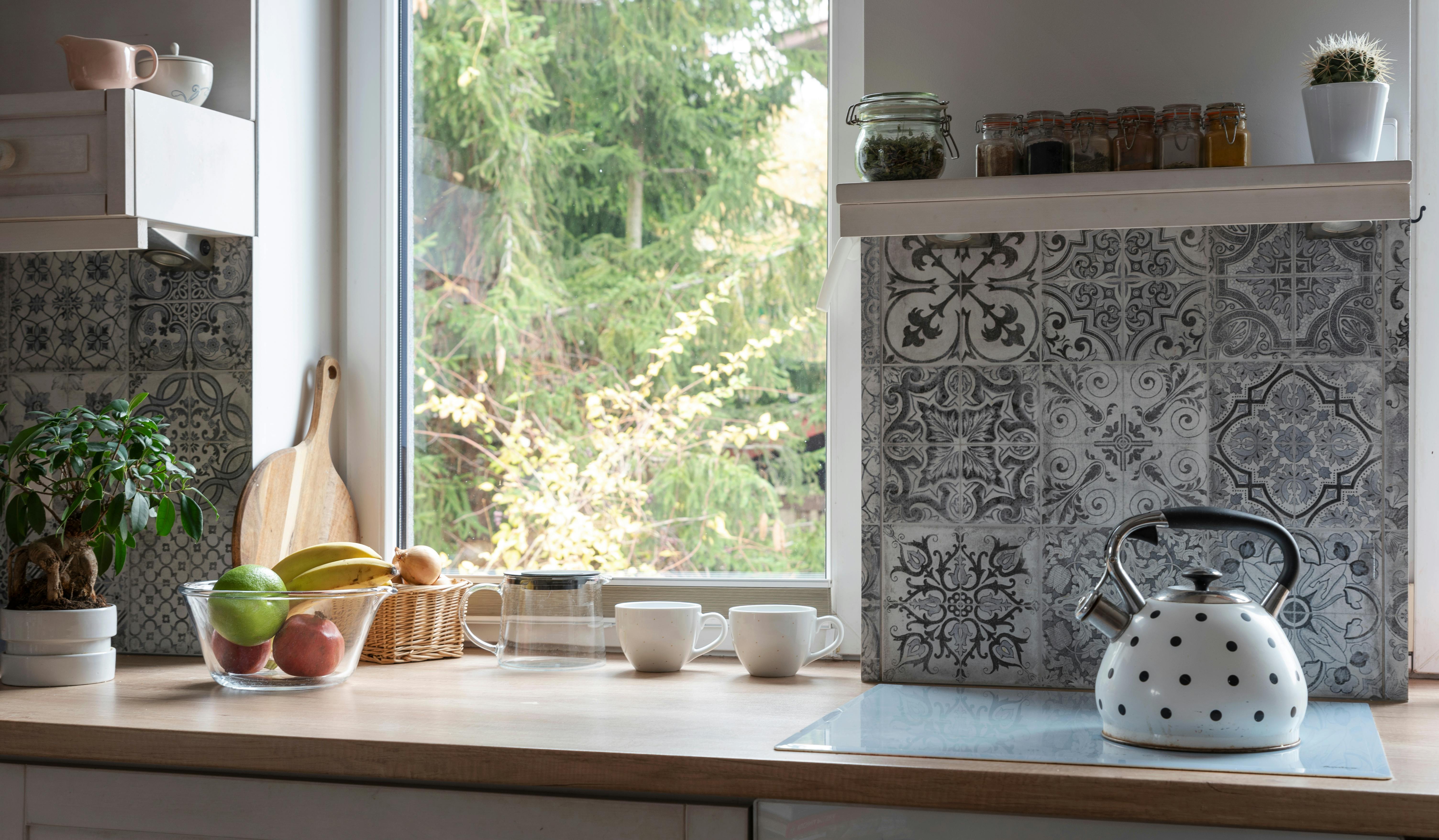 countertop kitchen window