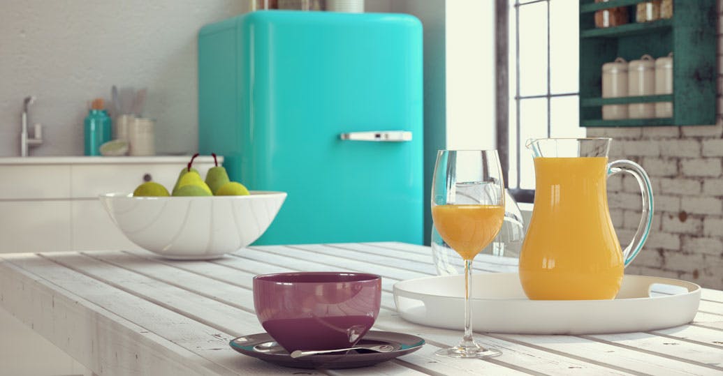 colored kitchen appliances