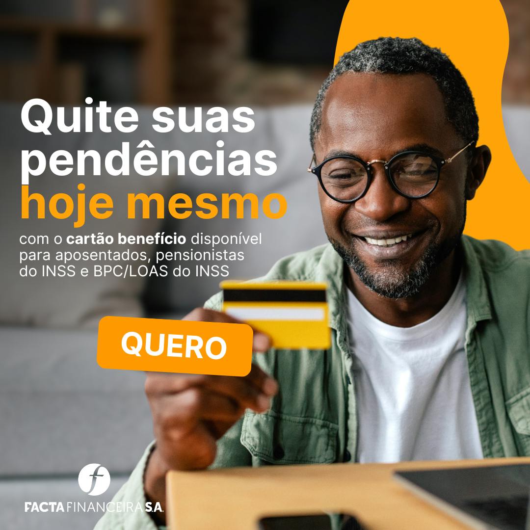 Cartão benefício Facta Financeira