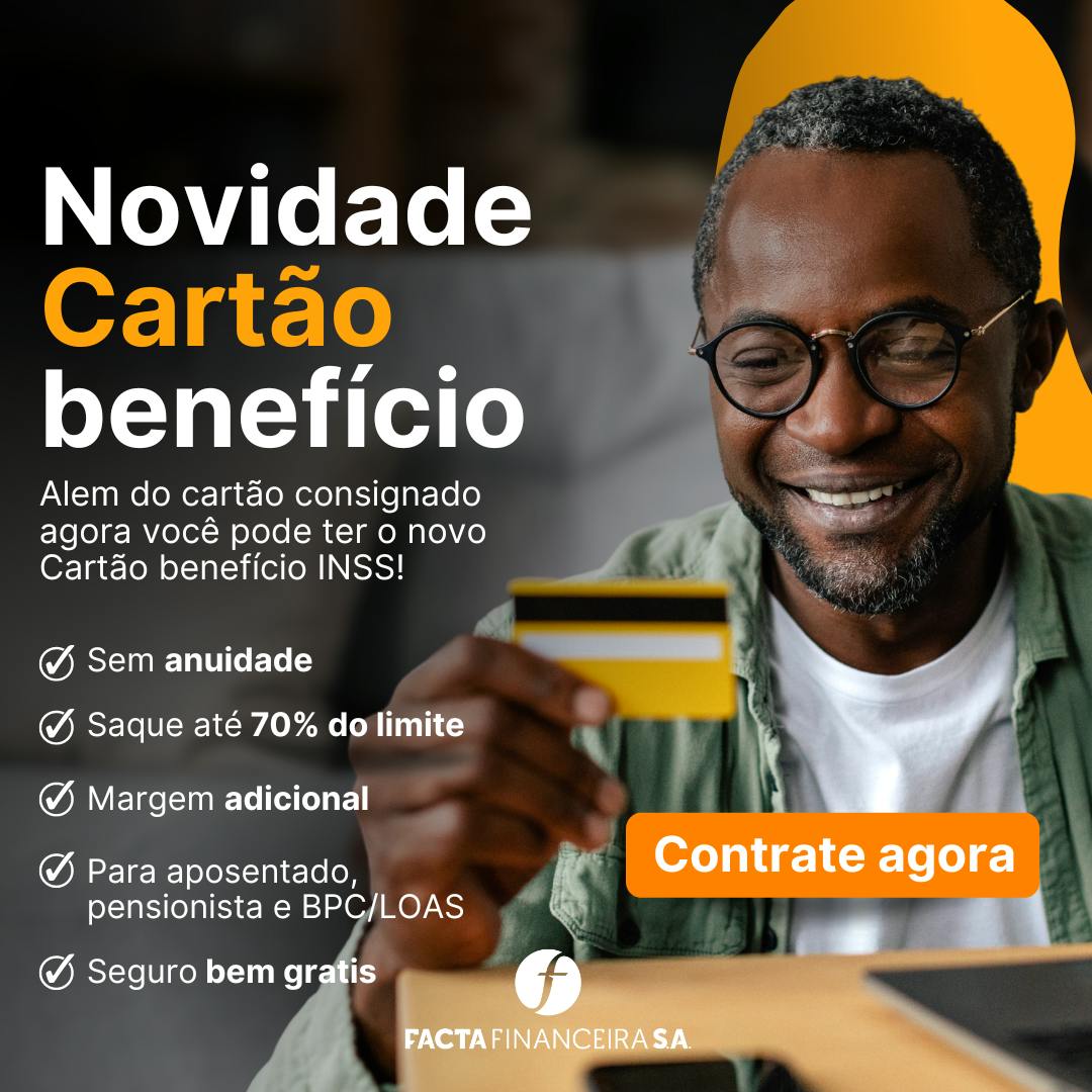 Cartão benefício Facta Financeira