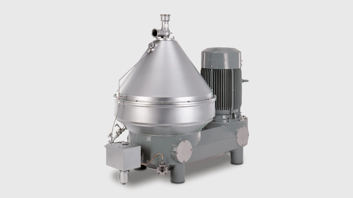 Industrial milk separator