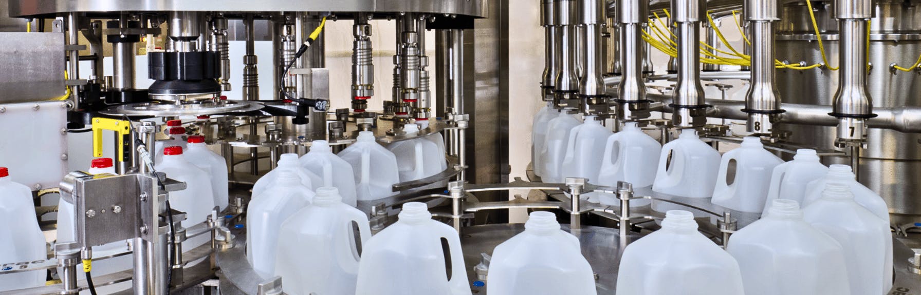 Industrial milk filling machine