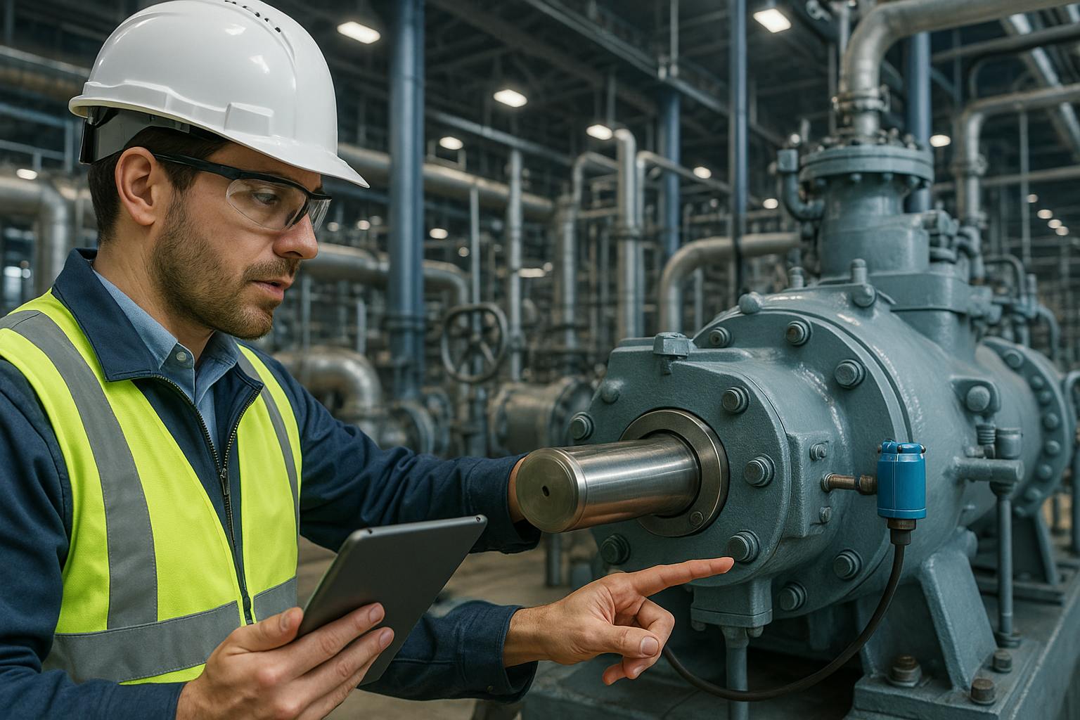 Hero image for Reciprocating Compressor Rod Drop Monitoring: Preventing Cylinder Failure Through Precision Measurement