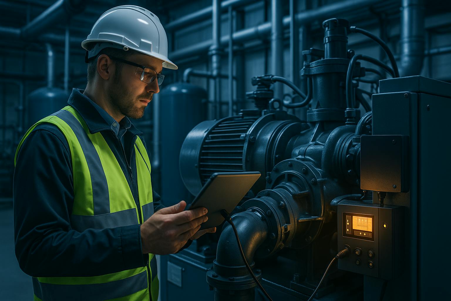 Hero image for Beyond the PID Loop: Optimizing Rotary Screw Compressor VFDs with AI