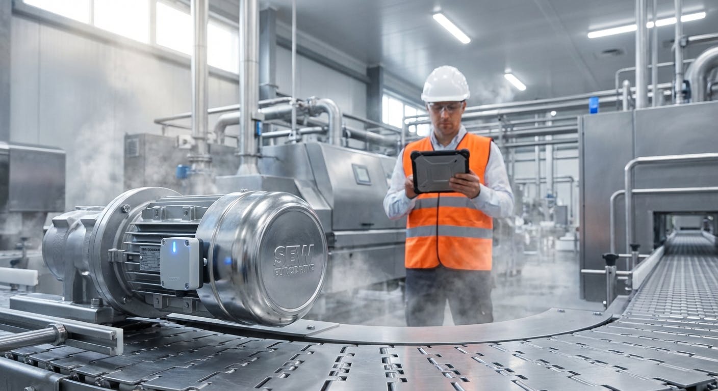 Hero image for Washdown Motor Water Ingress Prediction: How to Detect the "Invisible Killer" Before Failure