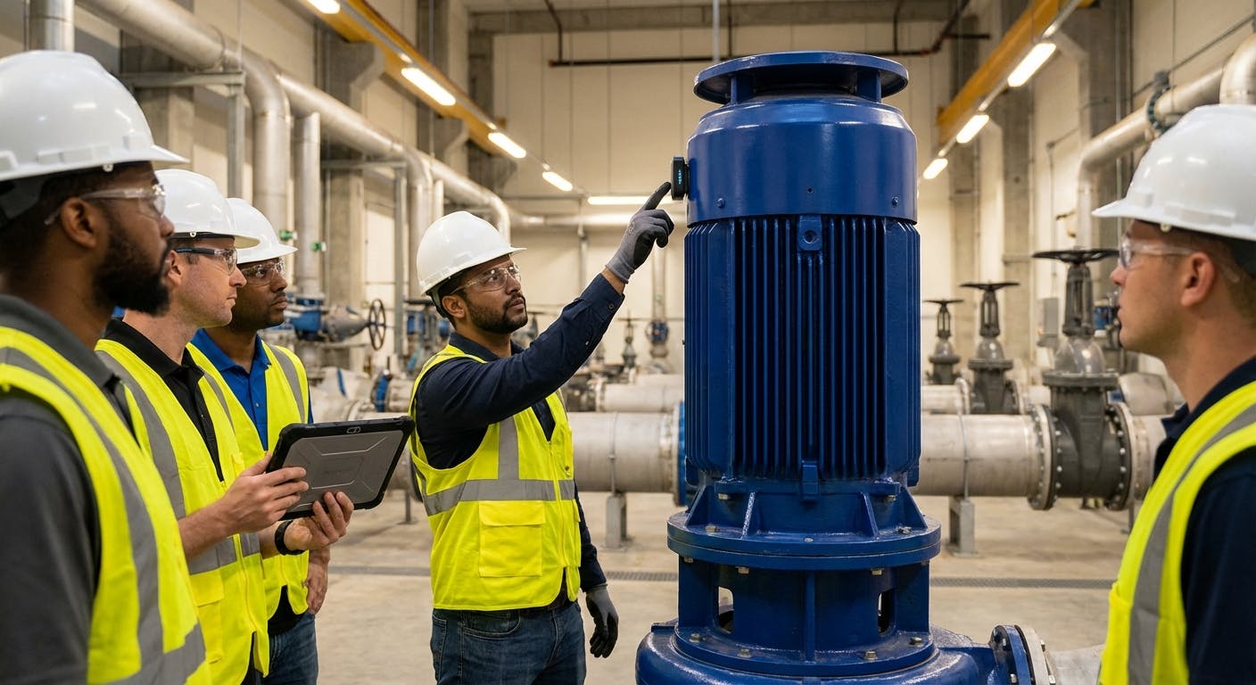 Hero image for Wireless Vibration Monitoring for Vertical Pumps: Solving the Structural Resonance Challenge