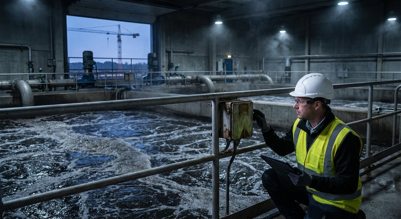 Hero image for Submersible Vibration Monitoring for Aerators: How to Give Eyes and Ears to Your "Invisible Assets"