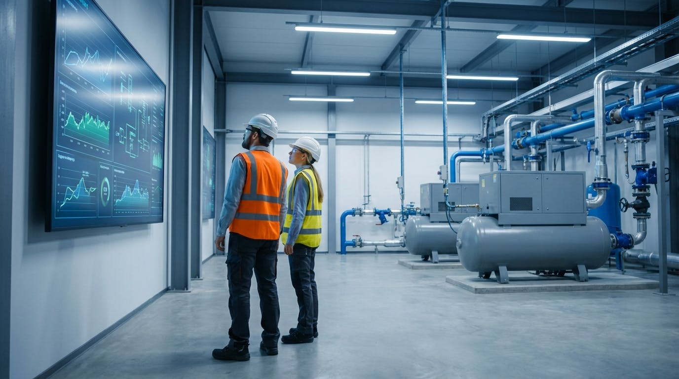 Hero image for AI Energy Savings in Industrial Air Compressors: Moving From Hardware to Orchestration