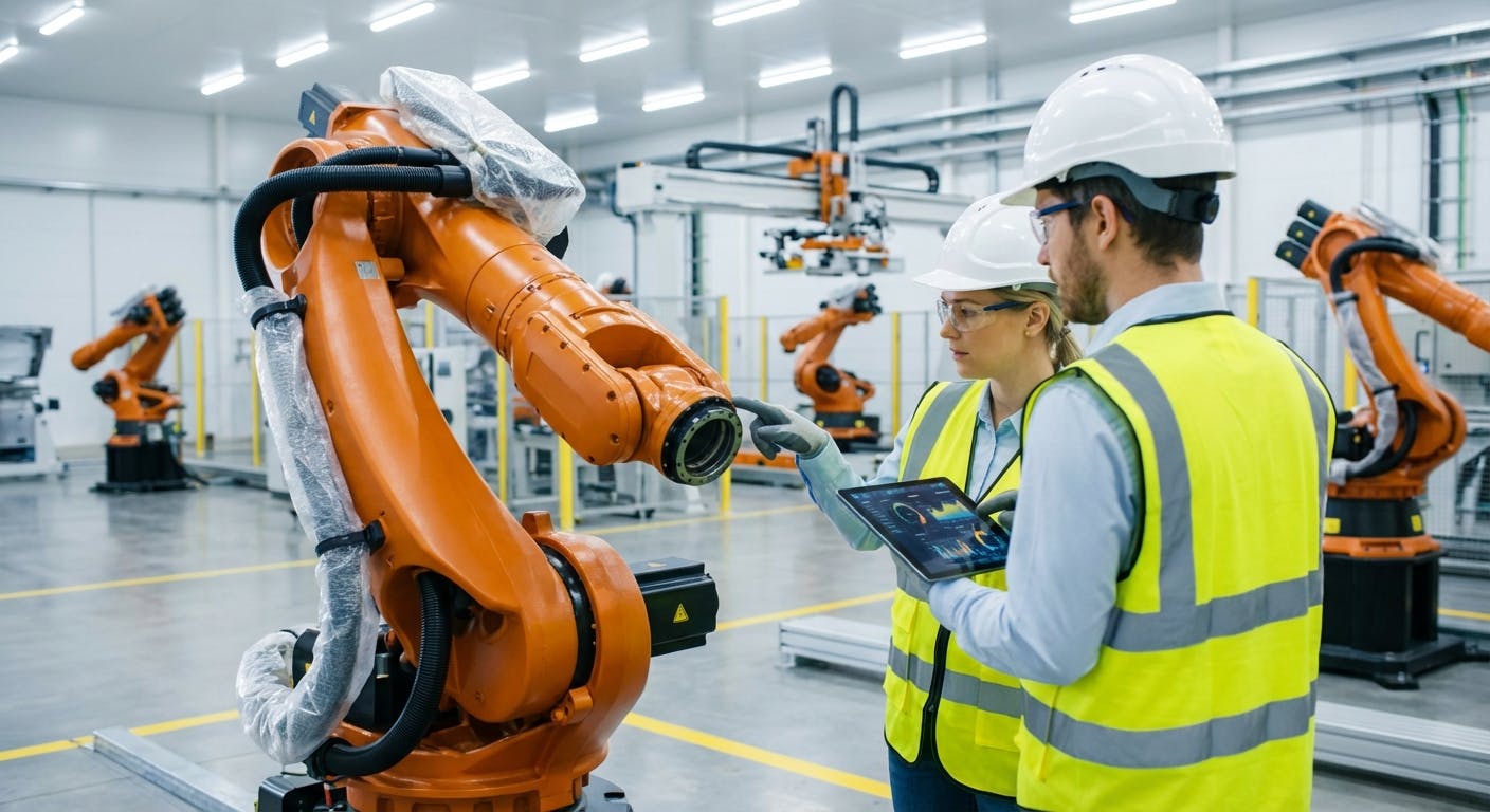 Hero image for Industrial Robotics Maintenance: How to Build a Zero-Breakdown Ecosystem