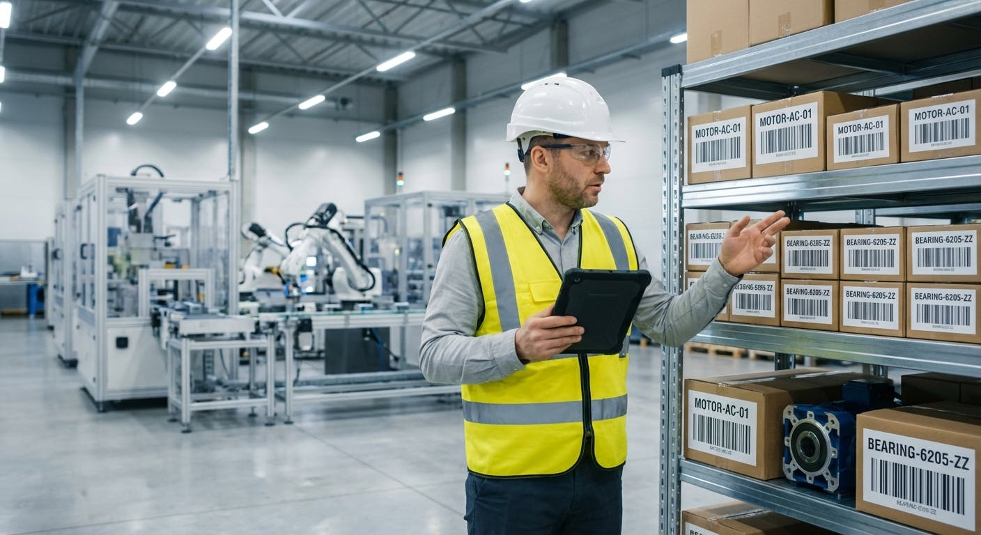 Hero image for SKU Meaning for Maintenance Managers: Why Your Spare Parts Strategy is Failing Without It