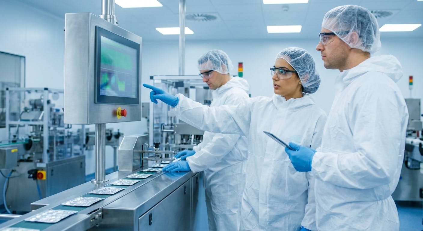 Hero image for OEE Monitoring for Pharmaceutical Packaging: How to Balance Efficiency with Compliance