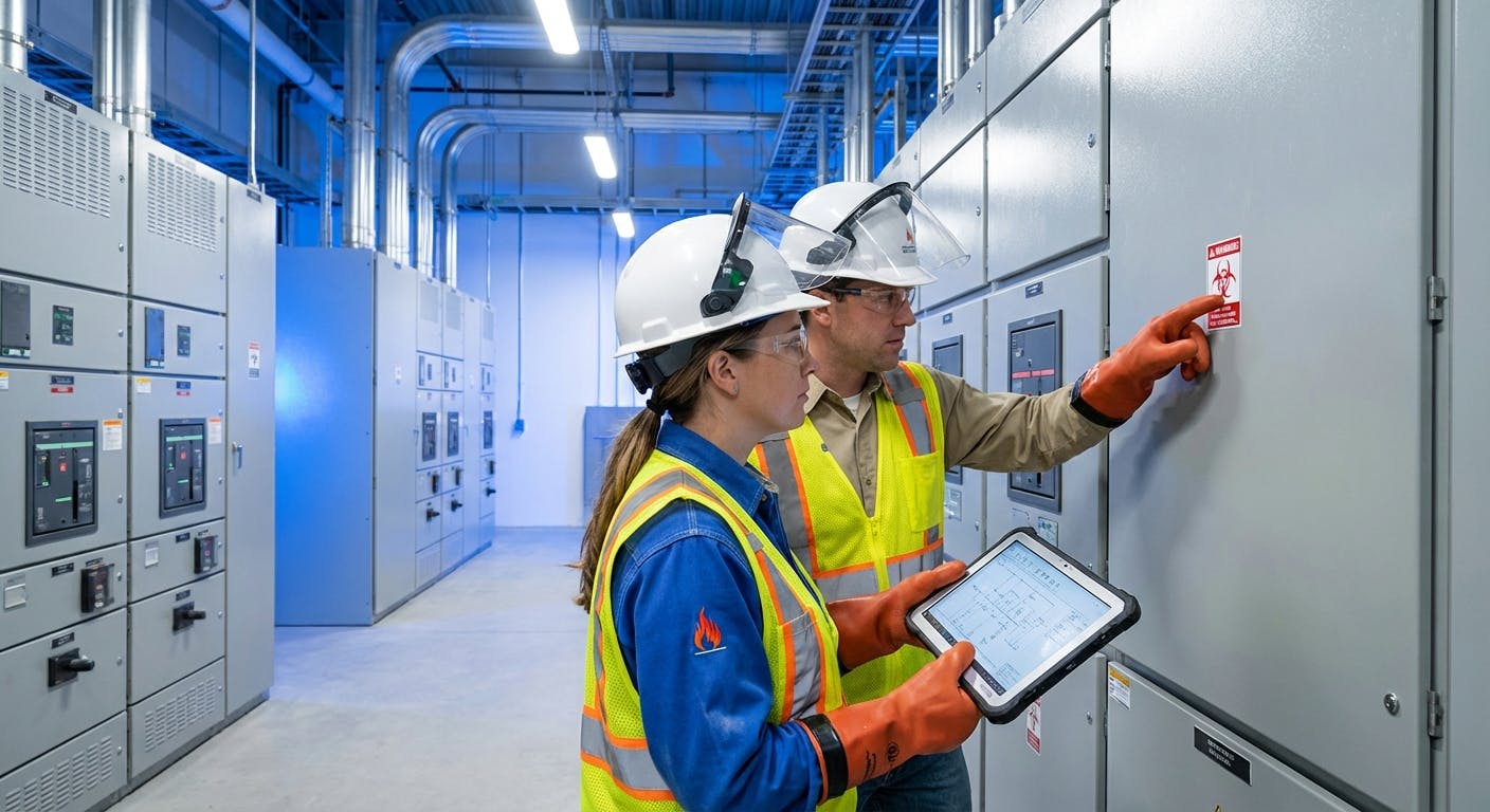 Hero image for Arc Flash Testing Requirements: The Complete Guide to Analysis, Compliance, and Safety Cycles