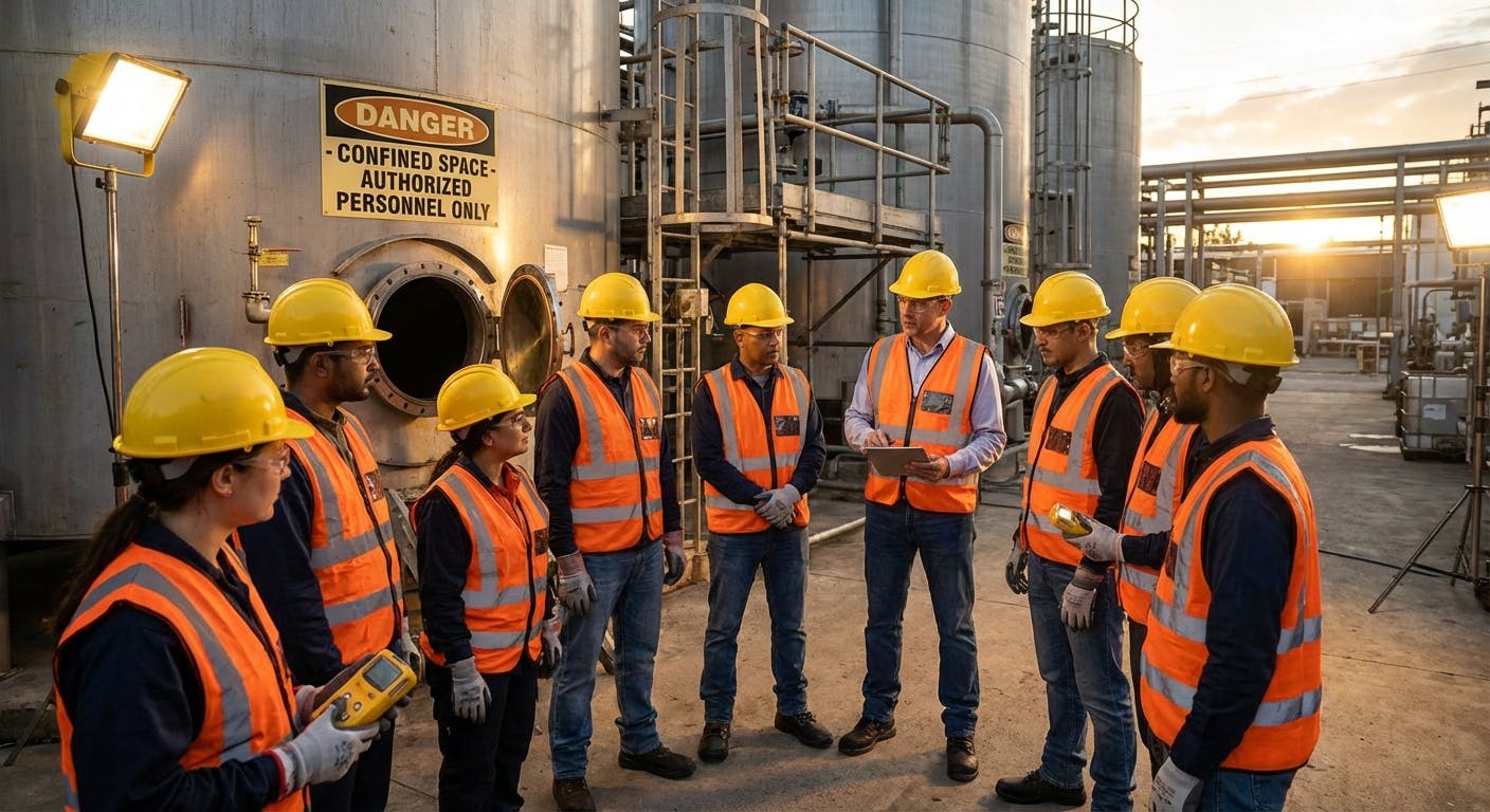 Hero image for Beyond the PDF: The Anatomy of a Compliant Confined Space Entry Permit Template