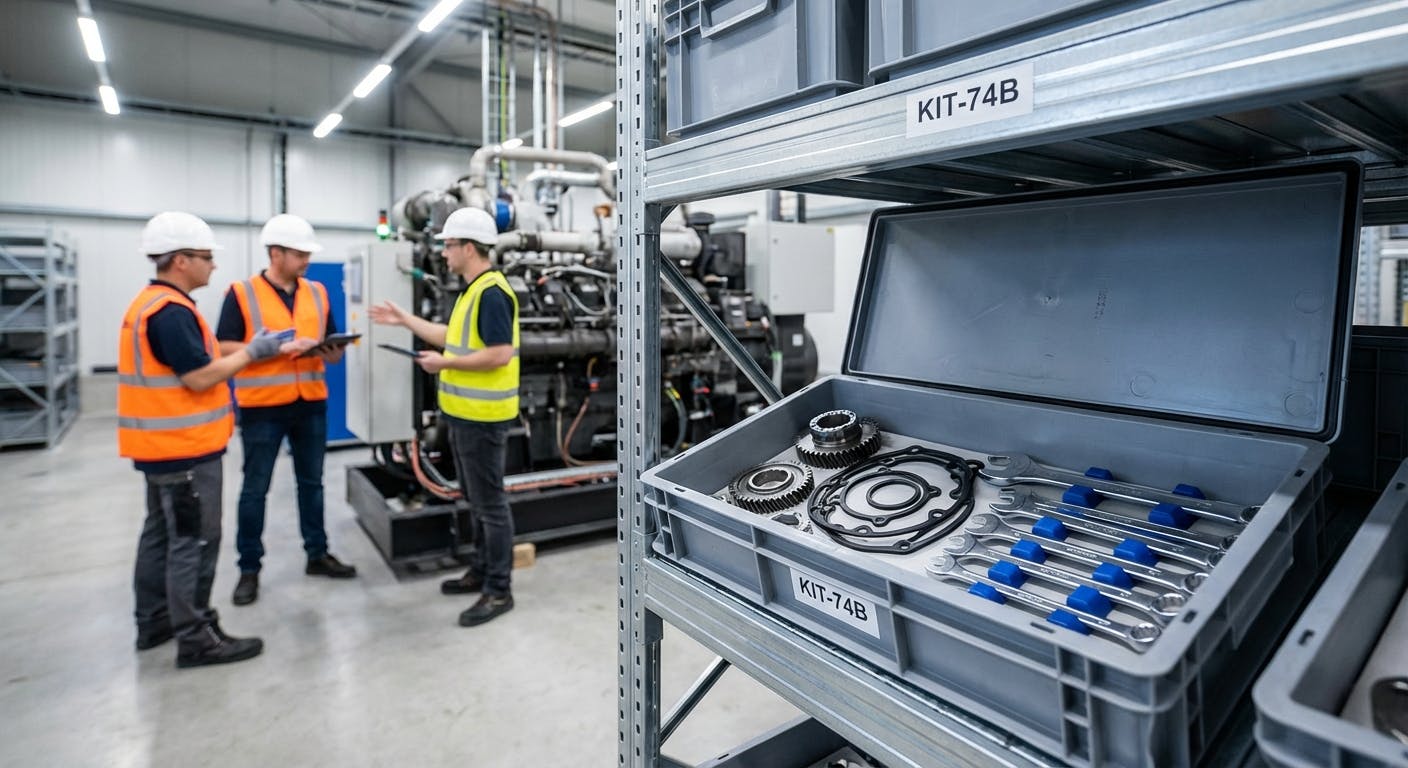 Hero image for The Maintenance Leader’s Guide to Kitting: Reducing Wrench Time by 30%