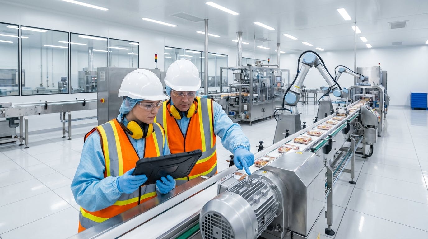 Hero image for How to Implement Predictive Maintenance for Food Plants Without Compromising Food Safety