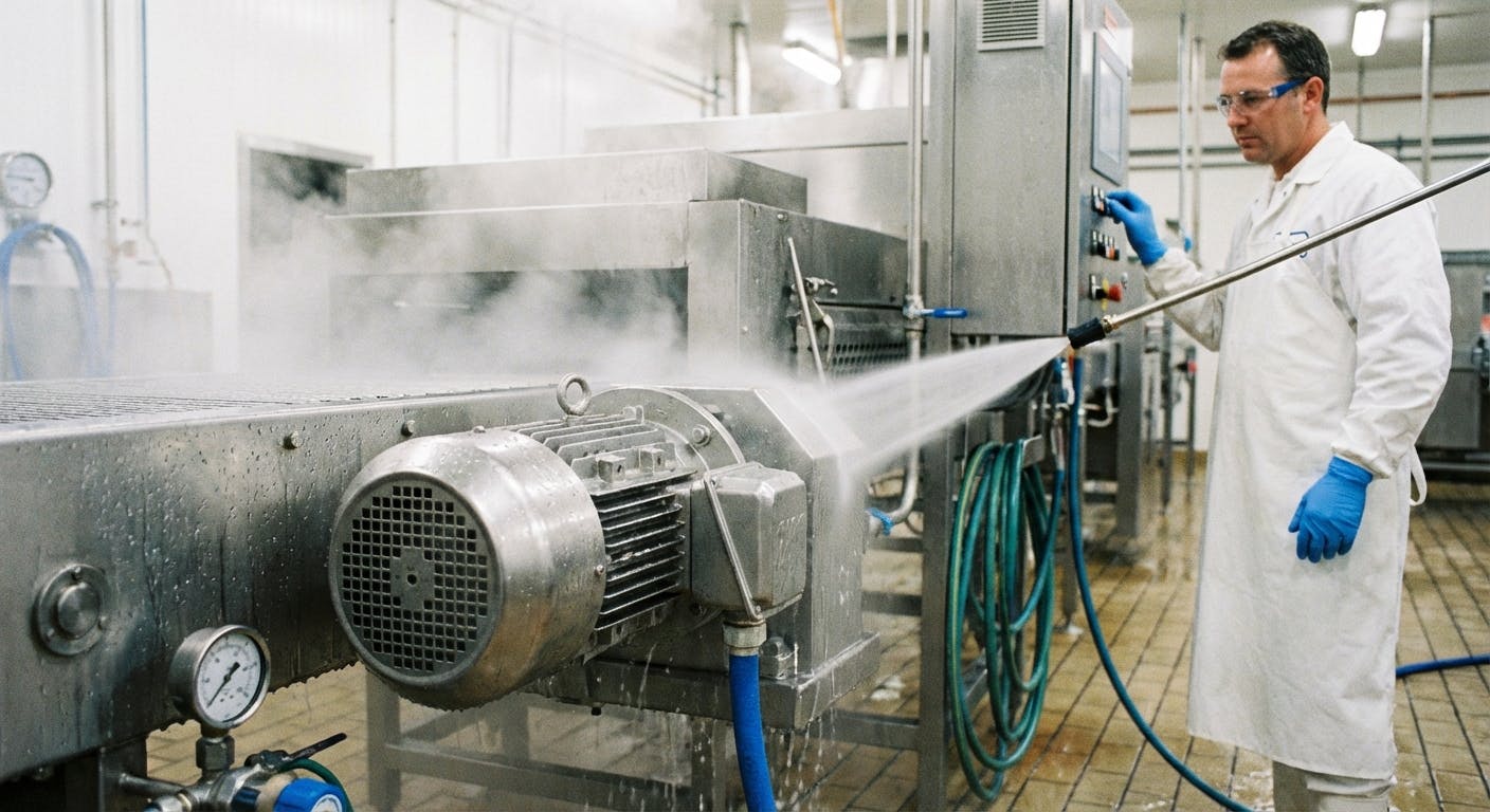 Hero image for Why Machines Fail After Cleaning Shifts: The Physics of Post-Sanitation Breakdown