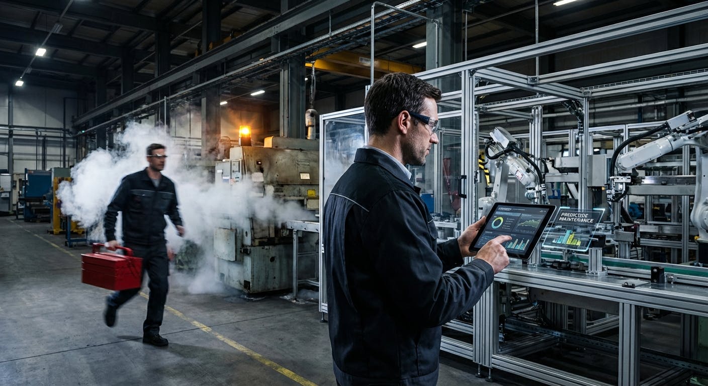 Hero image for Why Manufacturing Plants React to Failures Instead of Preventing Them