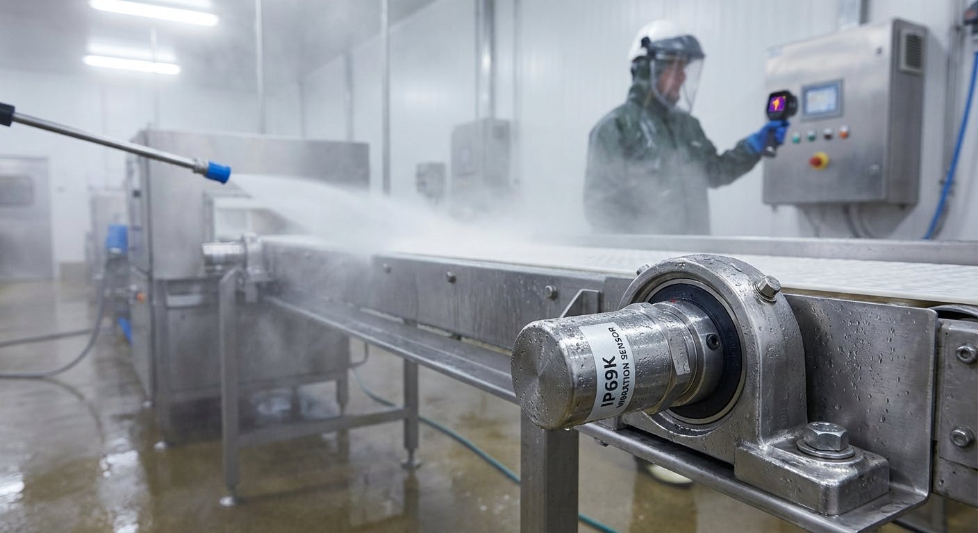 Hero image for How to Monitor Washdown Food Equipment for Reliability and Food Safety