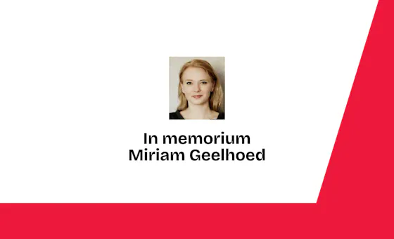 Remembering Miriam Geelhoed