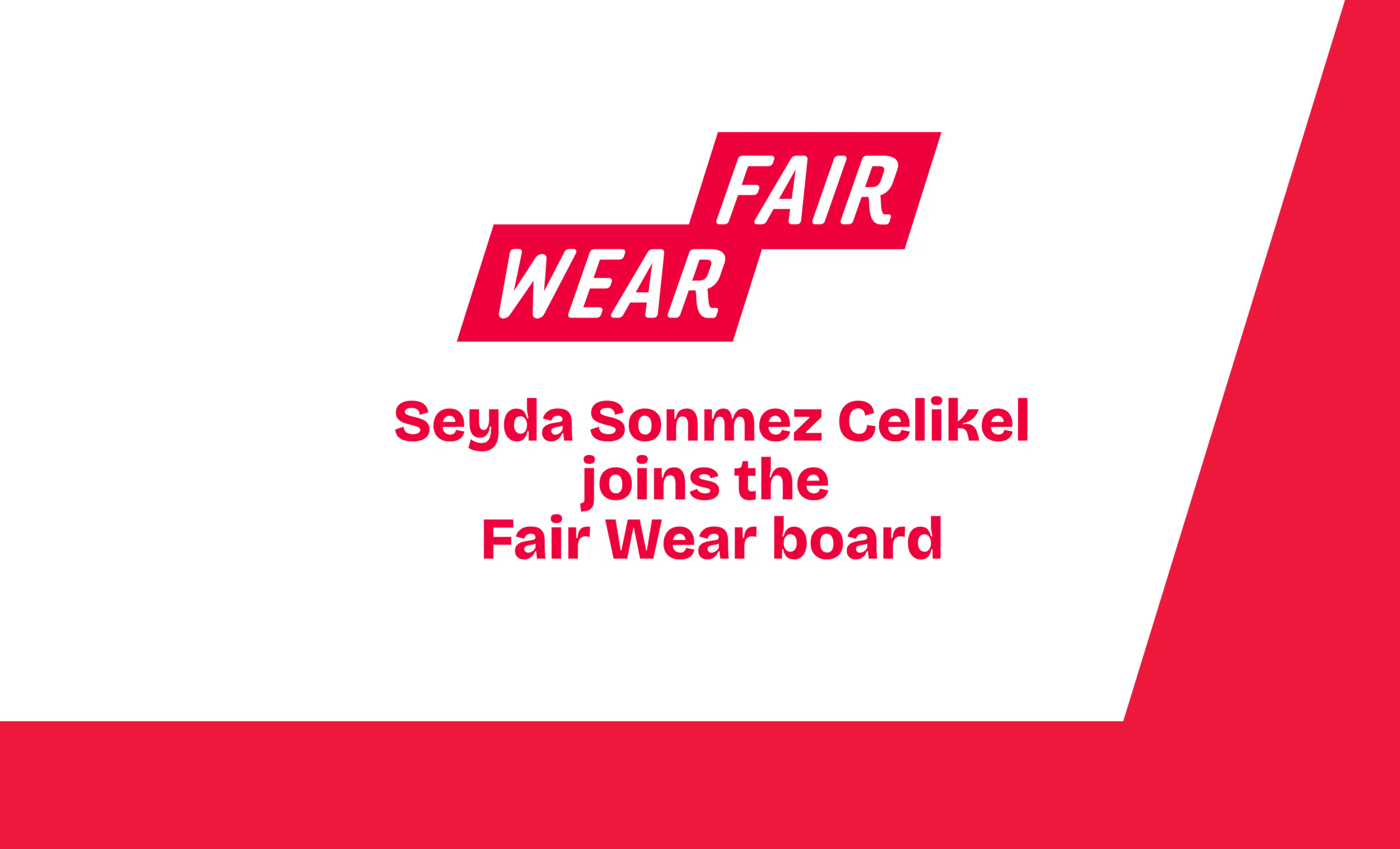 Fair Wear welcomes Seyda Sonmez Celikel to our Multi‑Stakeholder Board