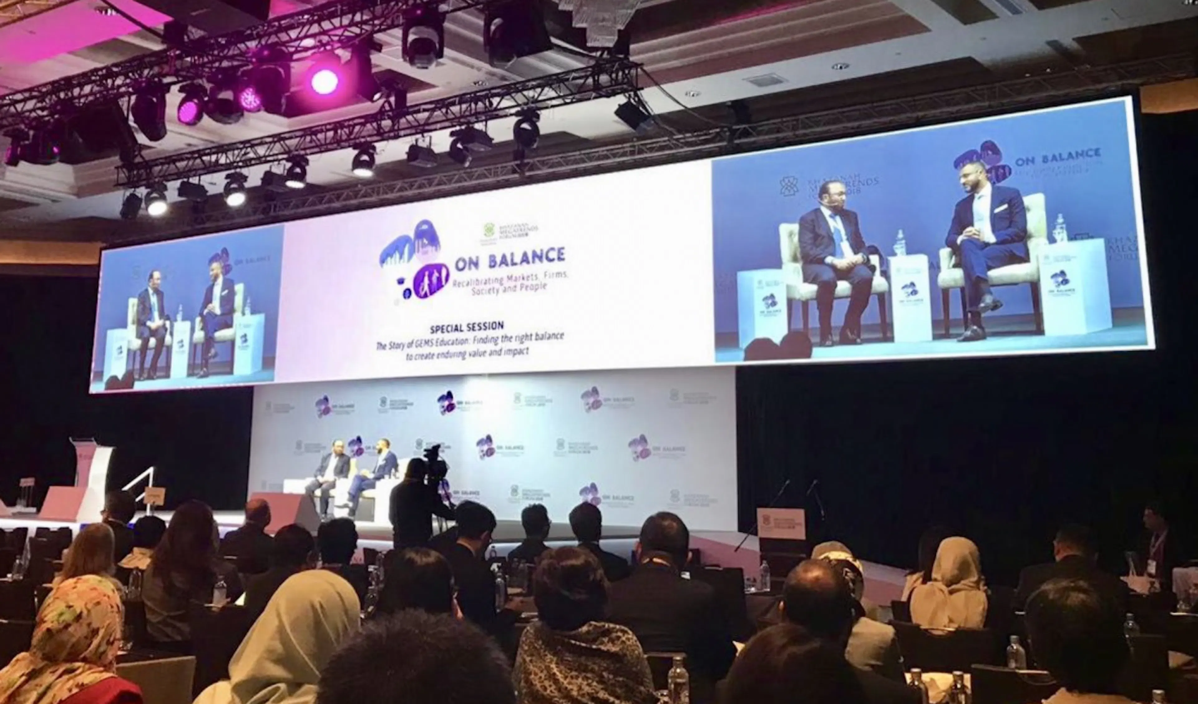 Fajr Capital's CEO Iqbal Khan joined Dino Varkey from GEMS Education at Khazanah Megatrends 2018 to