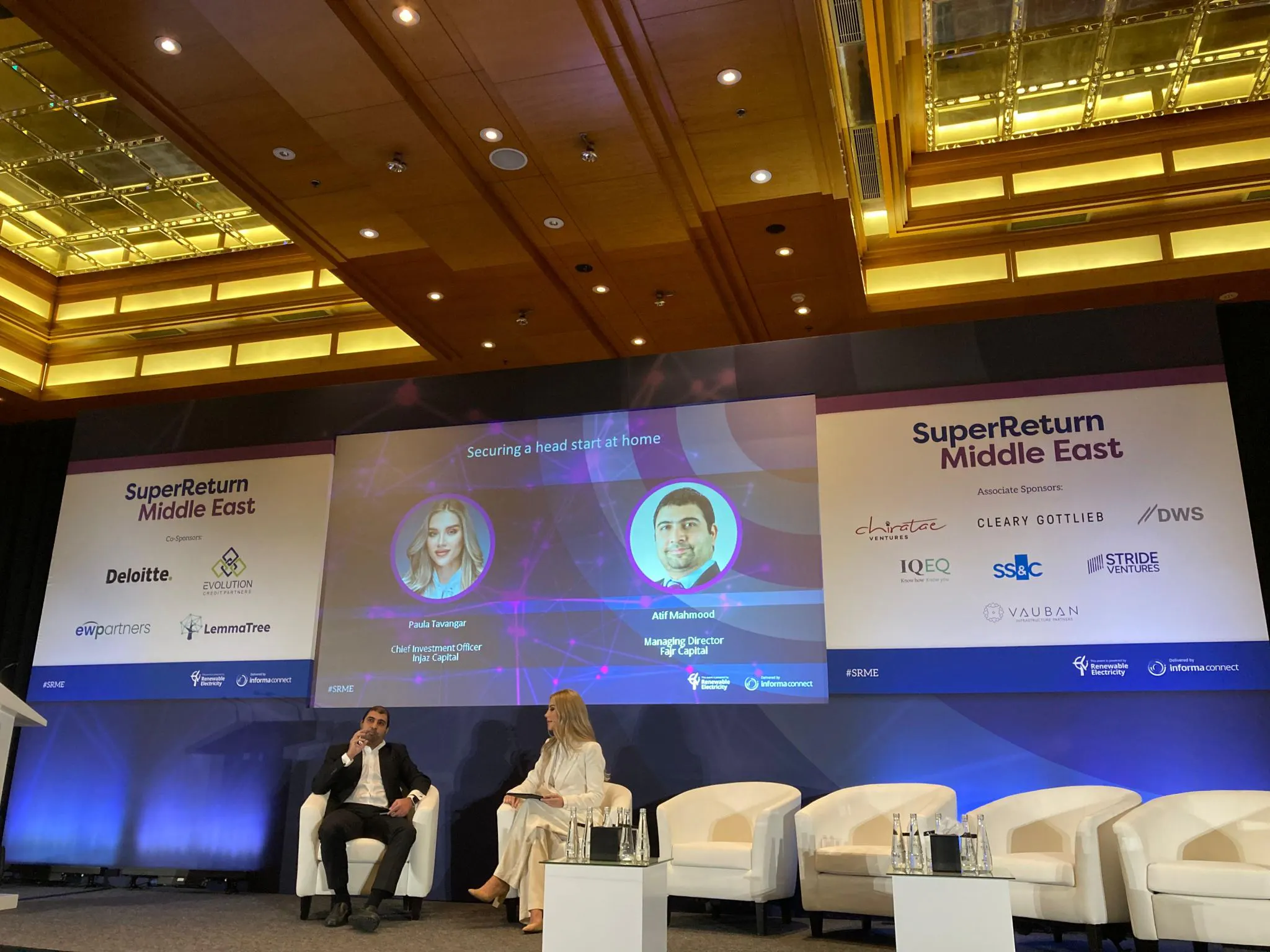 Delighted to be back at Super Return Middle East this week. Fajr Capital's Atif Mahmood joined a fir