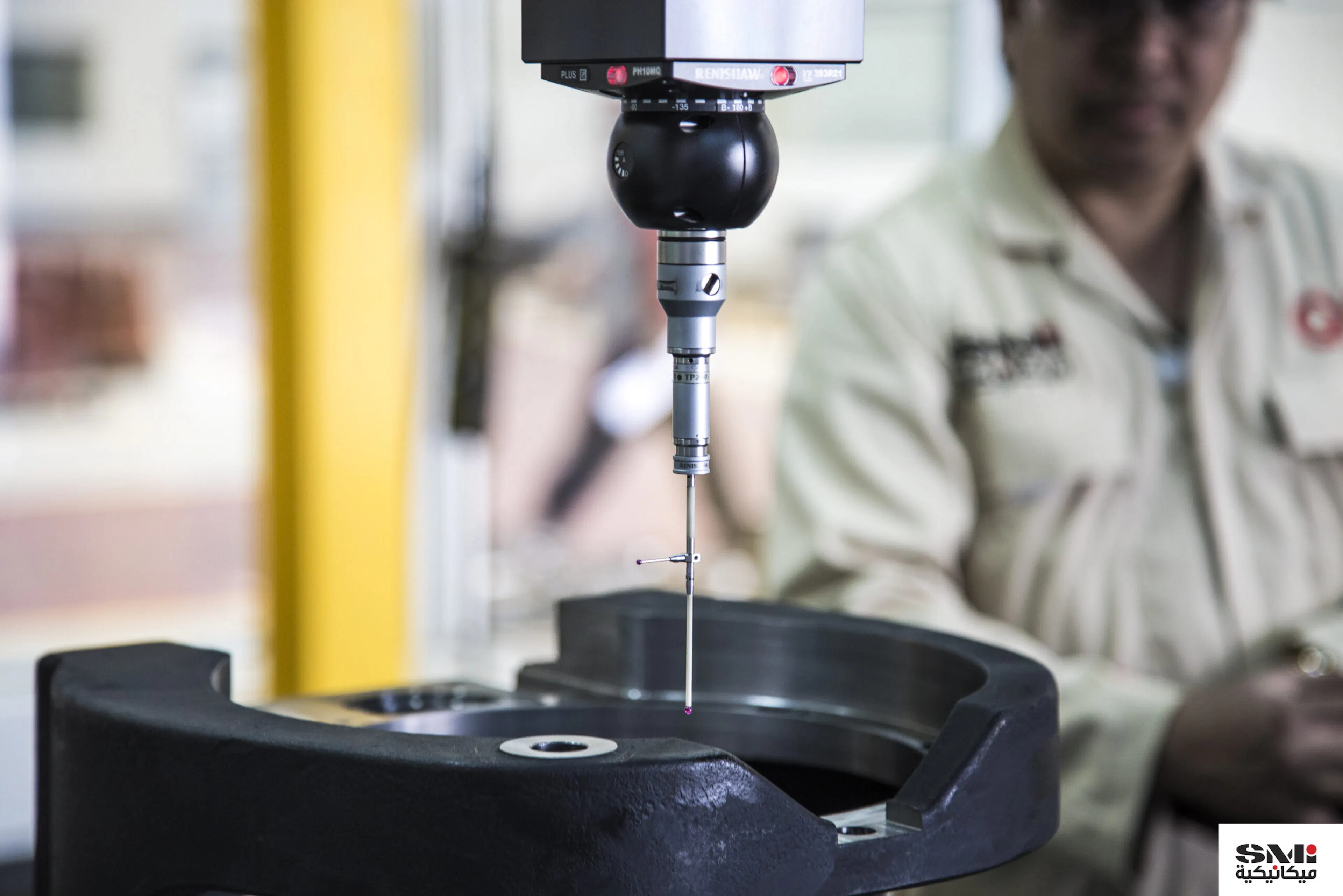 A precision-engineered metal component manufactured by SMI