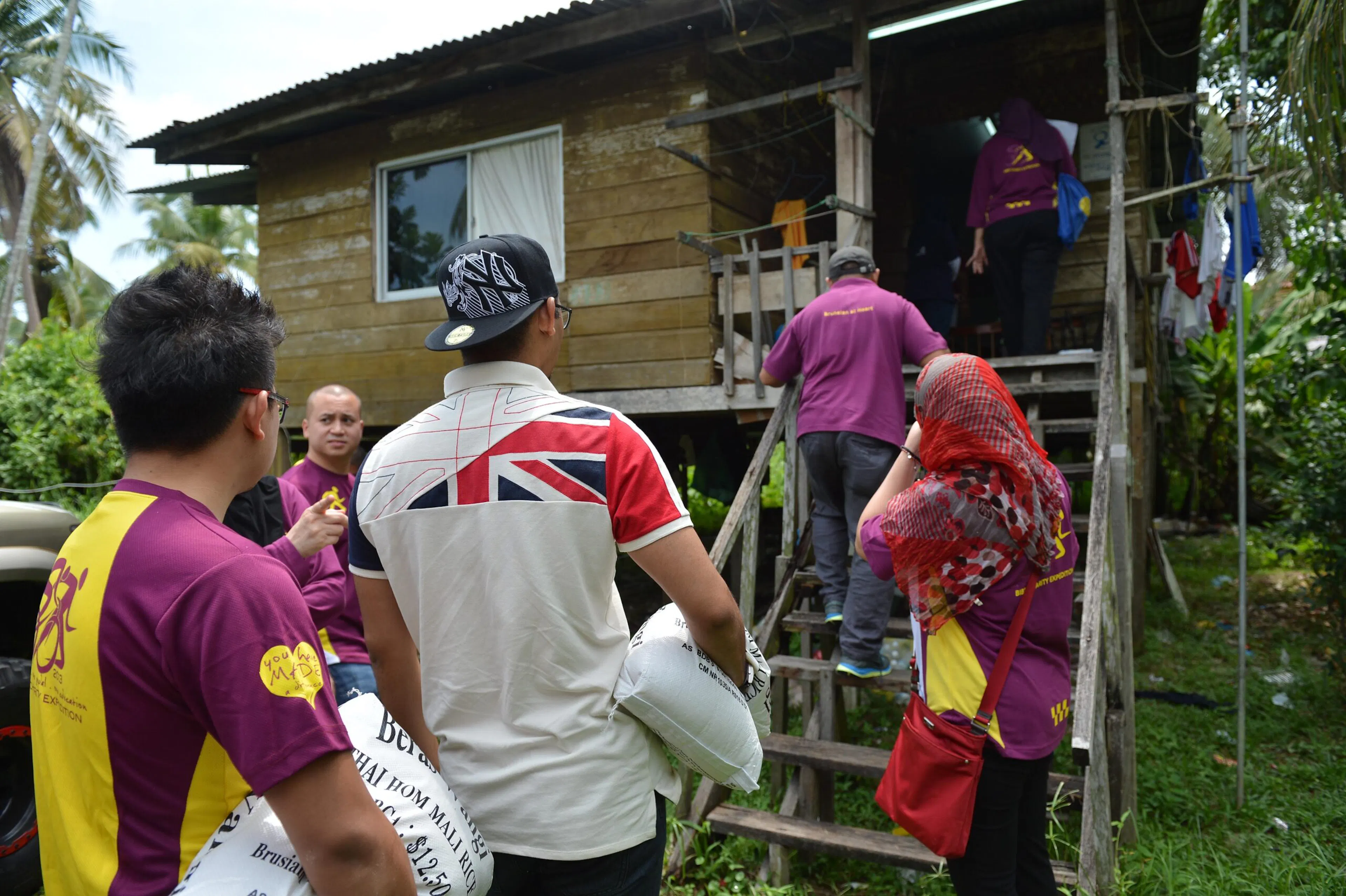 Attendees at a BIBD Sirah Amal charitable programme event