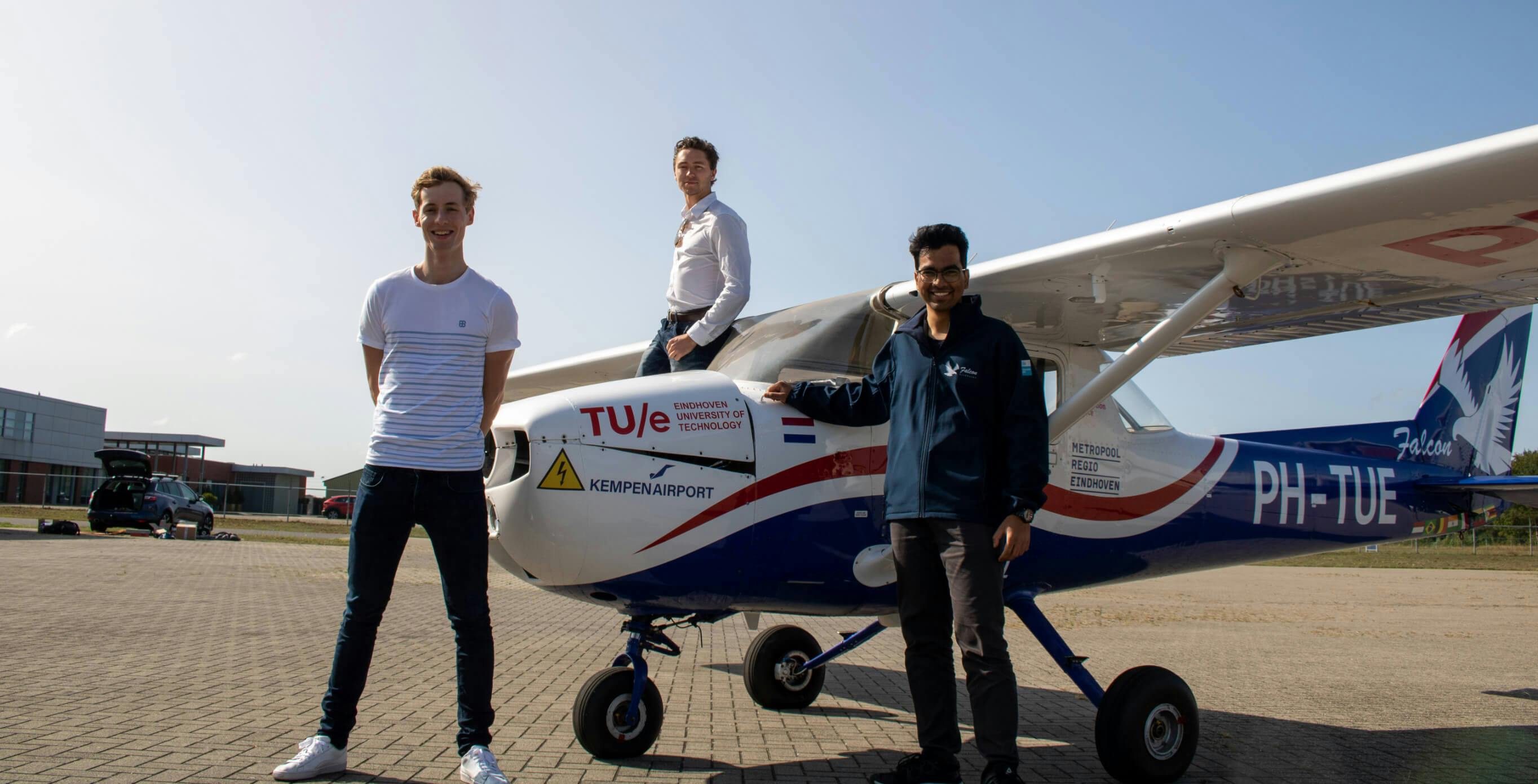 TU/e students are building an e-plane.