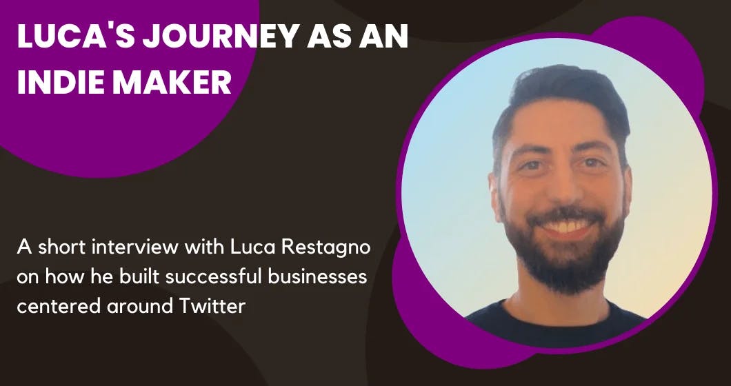 Luca's journey as a solopreneur