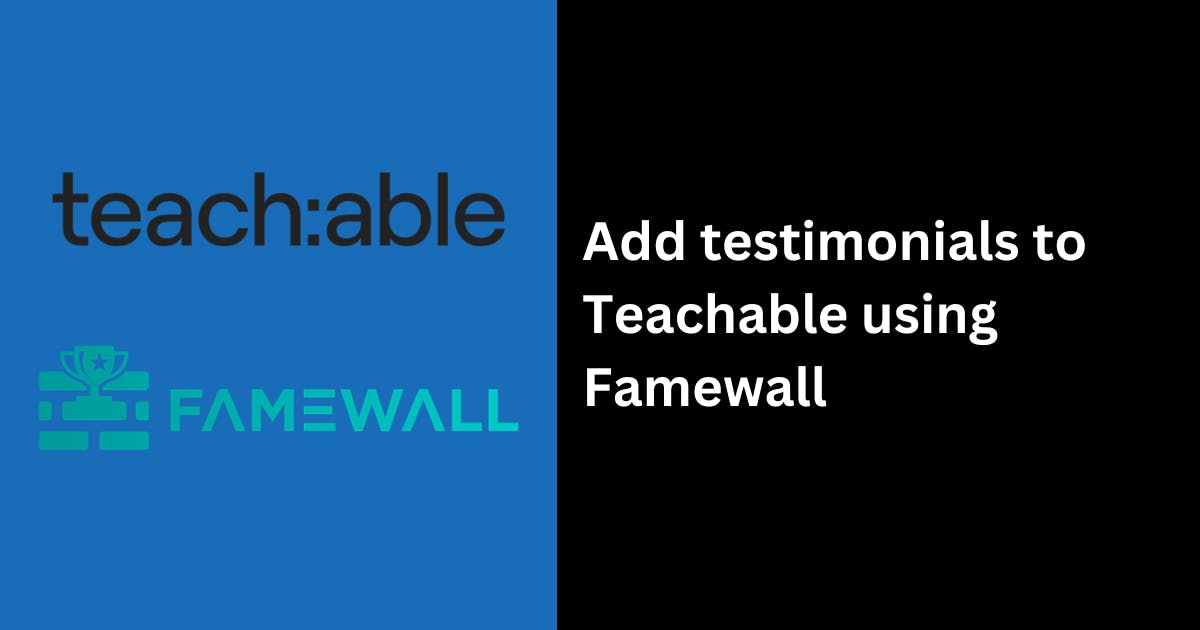 How to Add Testimonials to Teachable