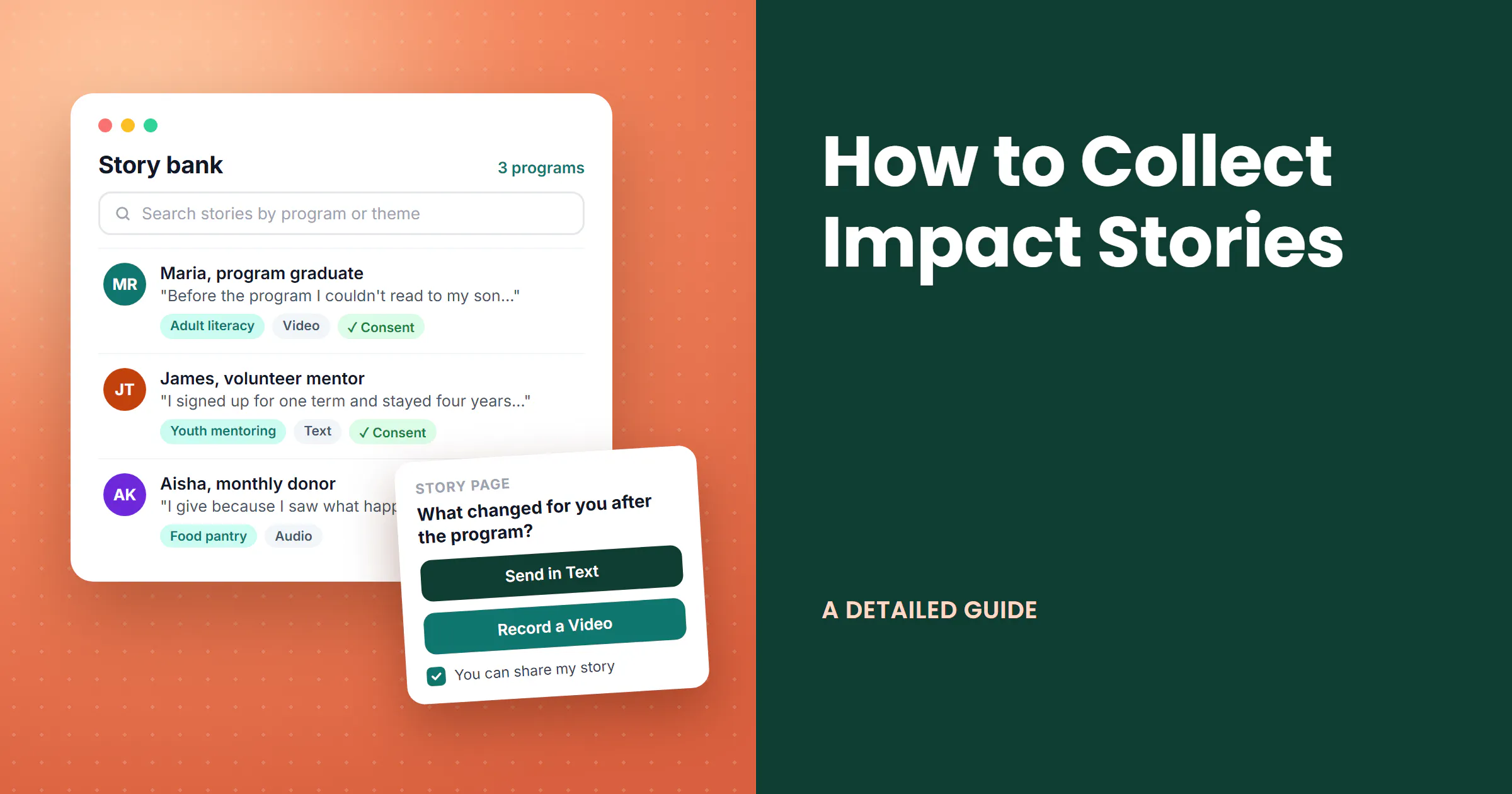 How to Collect Impact Stories: 7 Steps to a Nonprofit Story Bank (2026)
