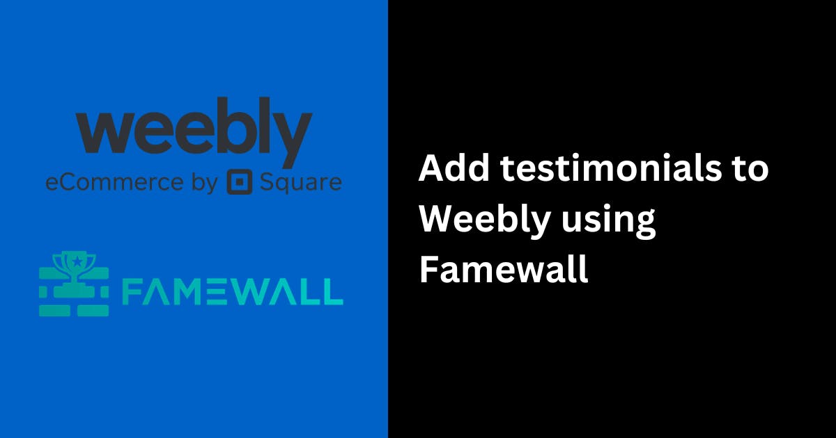 How to Add Testimonials to Weebly