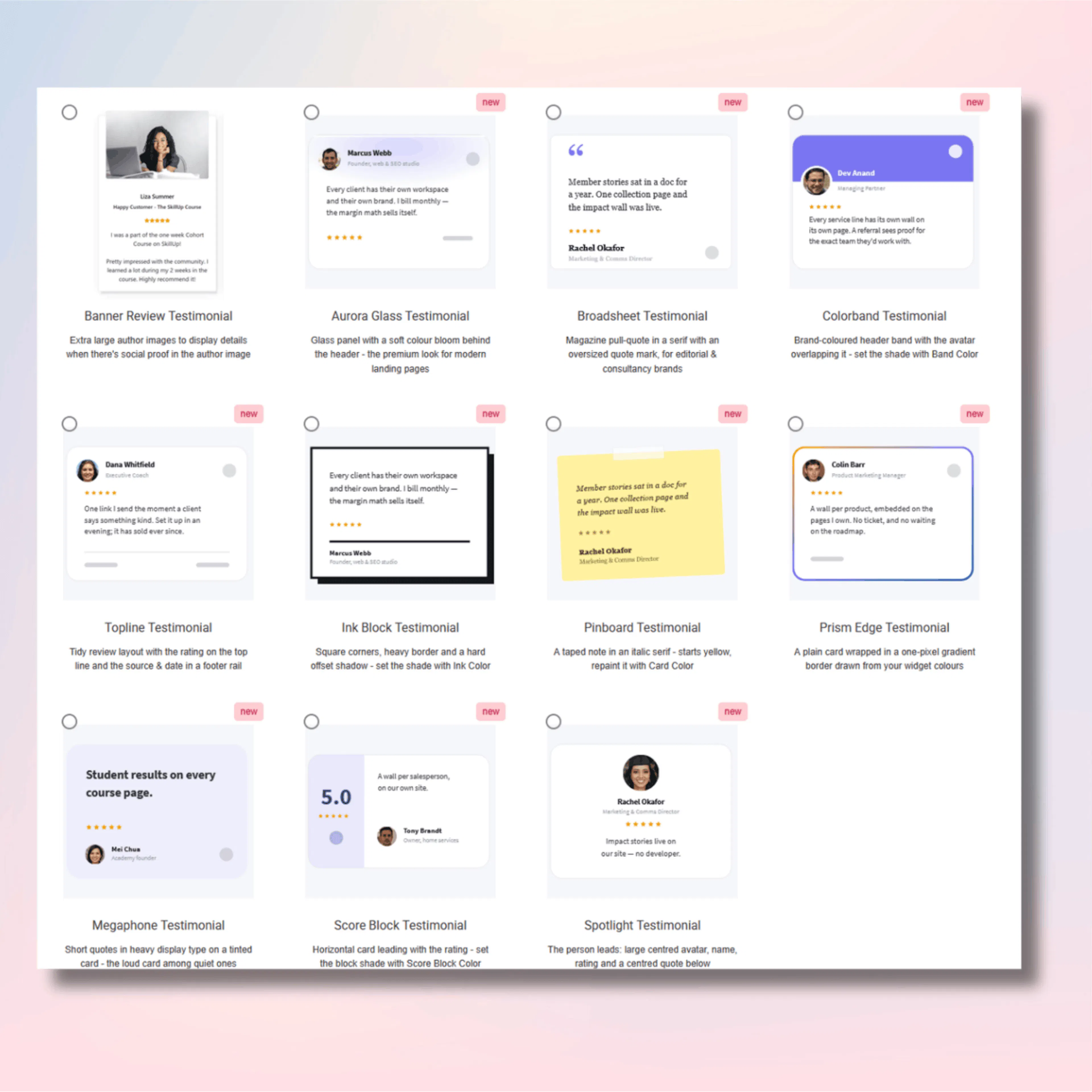 new-widgets-on-famewall