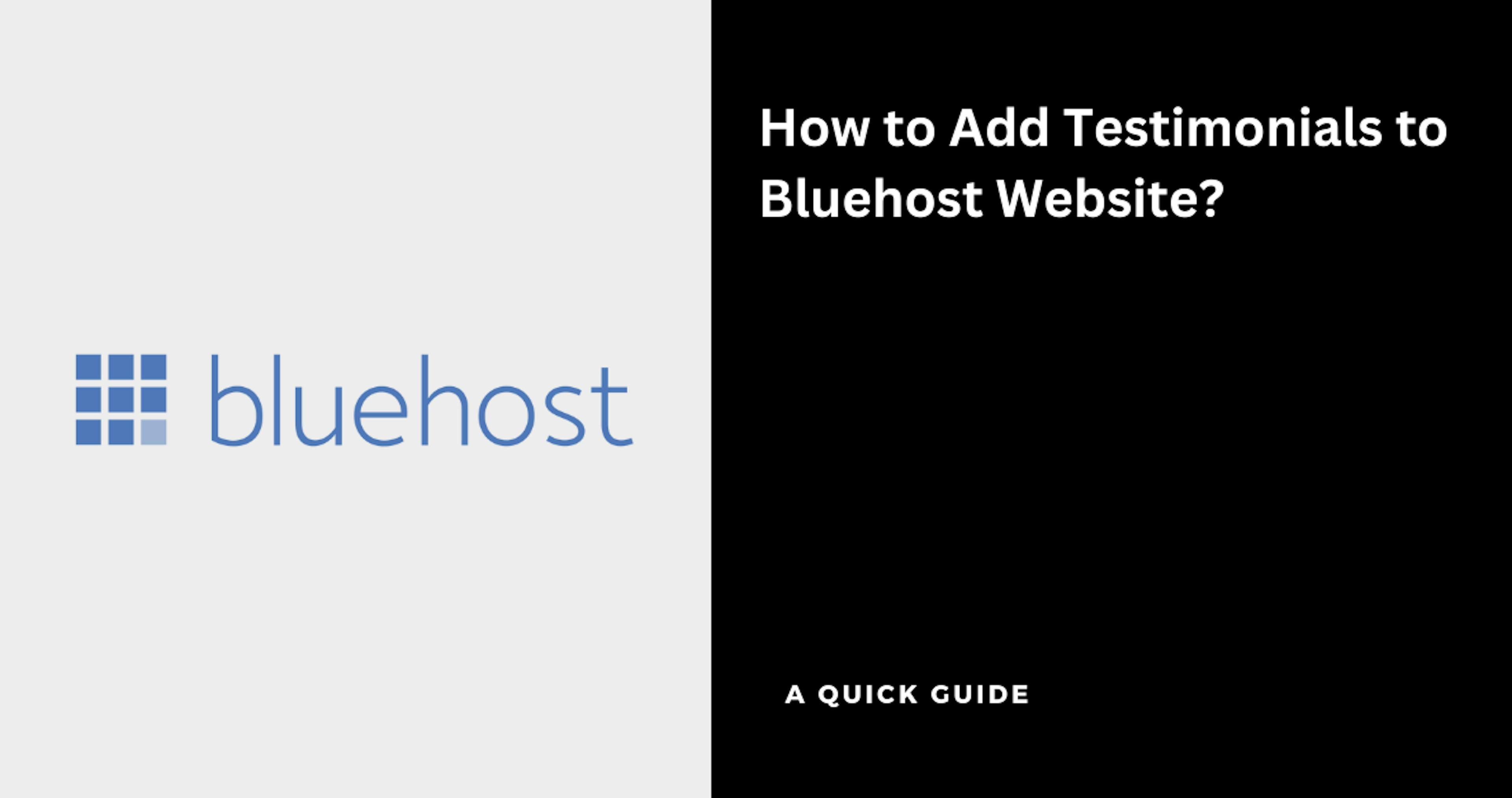 How-to-add-testimonials-to-bluehost