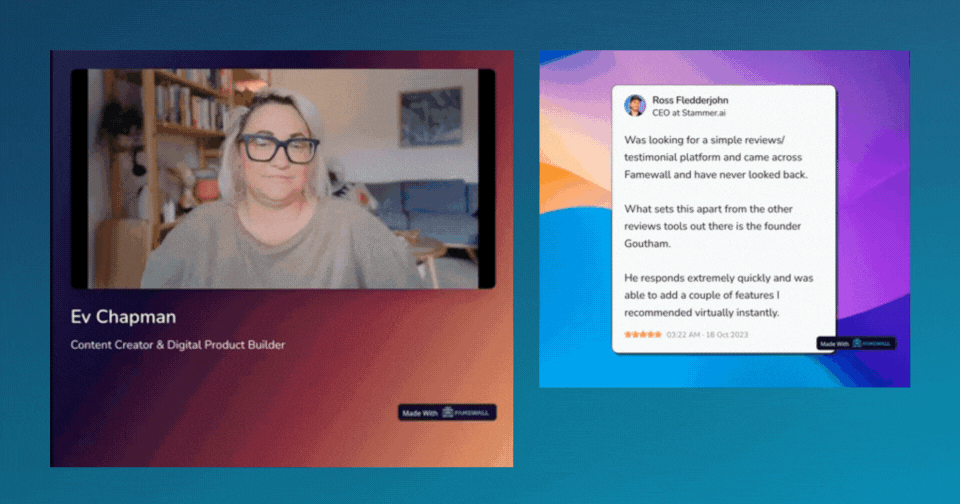 Social Media Videos from Testimonials