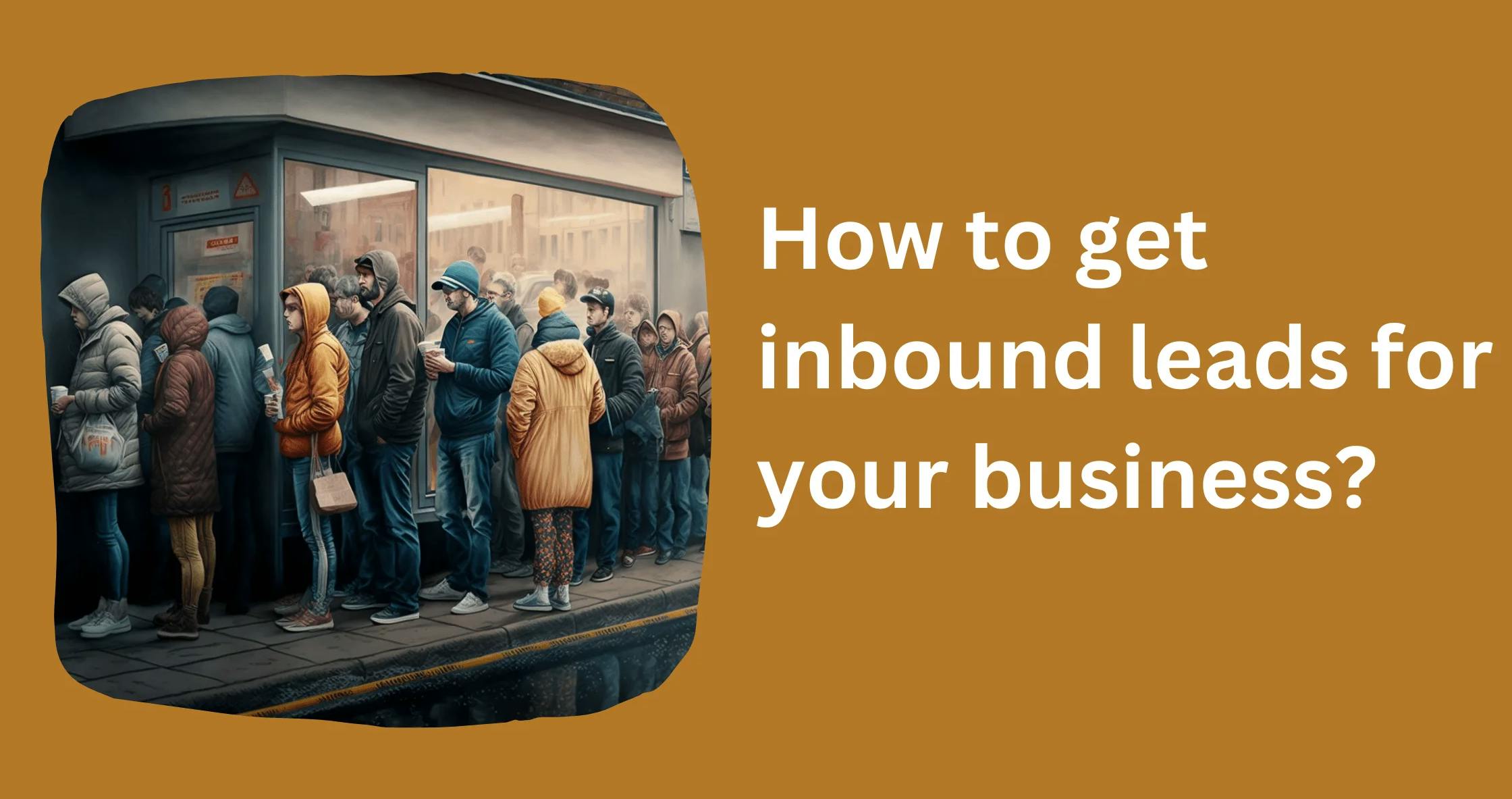 How to get inbound leads for your business?