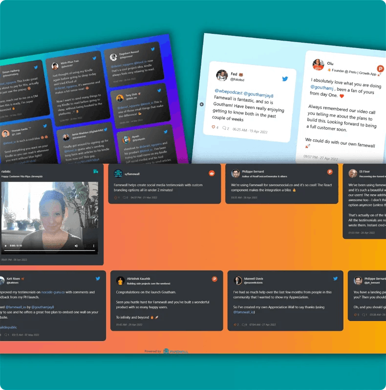 No-code Testimonial Widgets