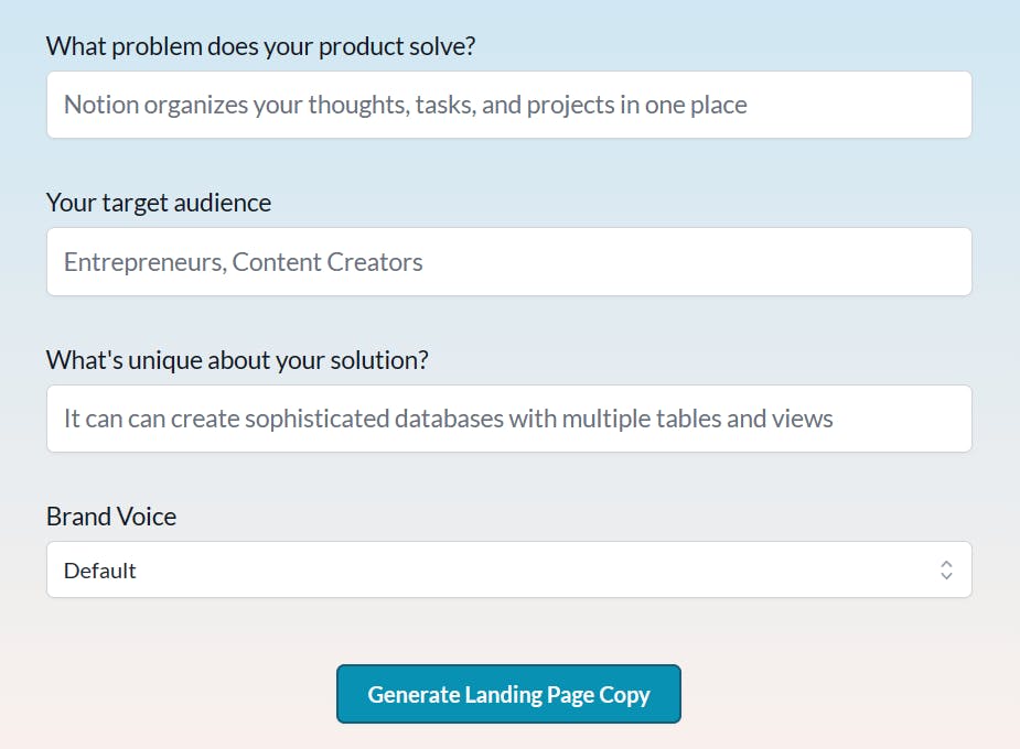 Input Fields