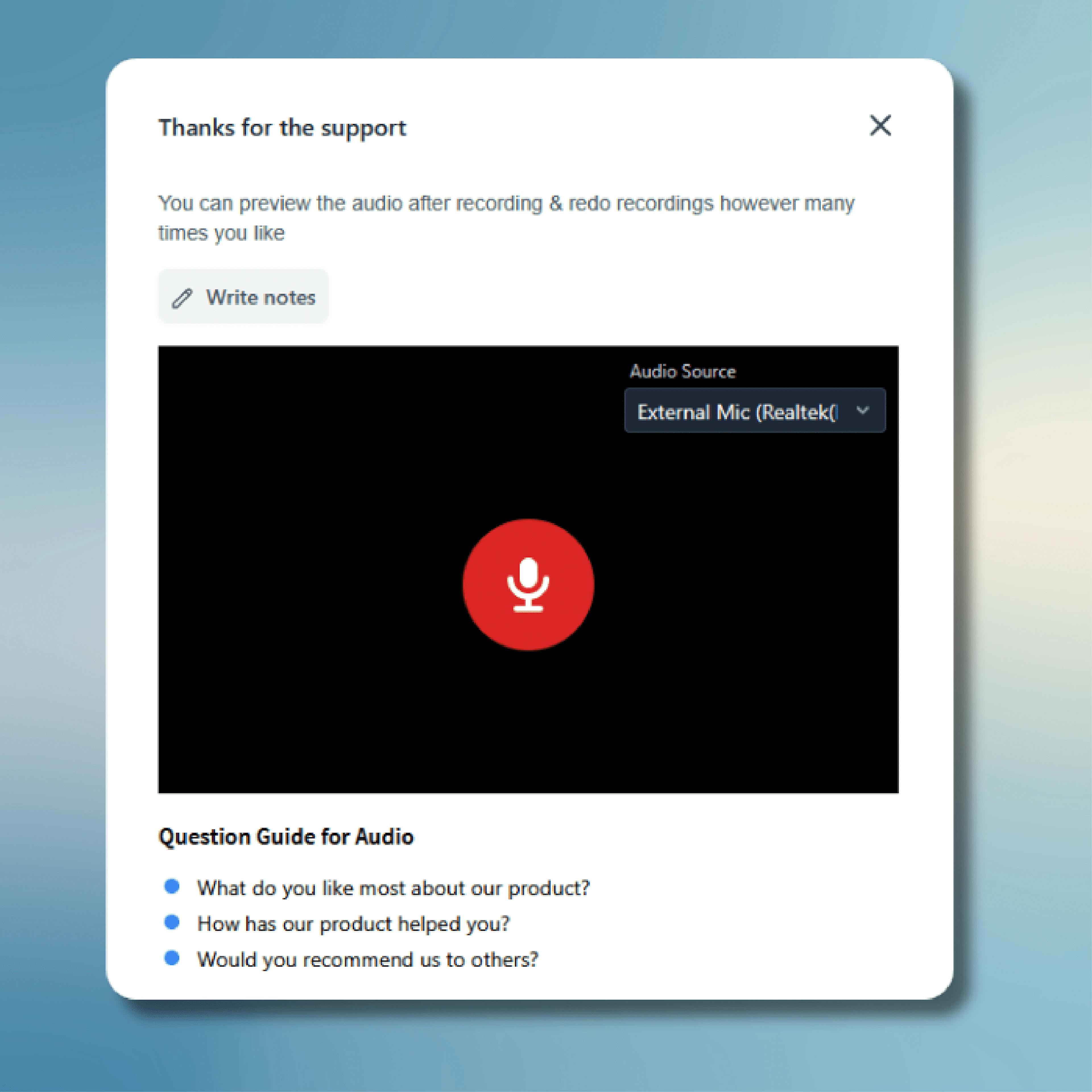 audio-testimonial-recorder-famewall
