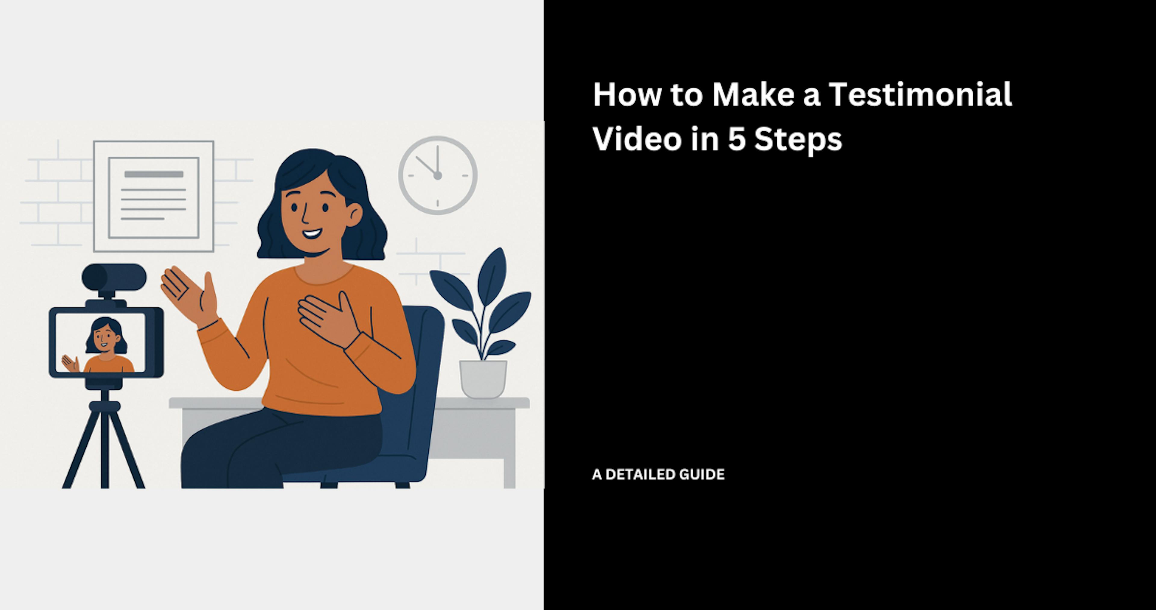 How to Make a Testimonial Video in 5 Steps