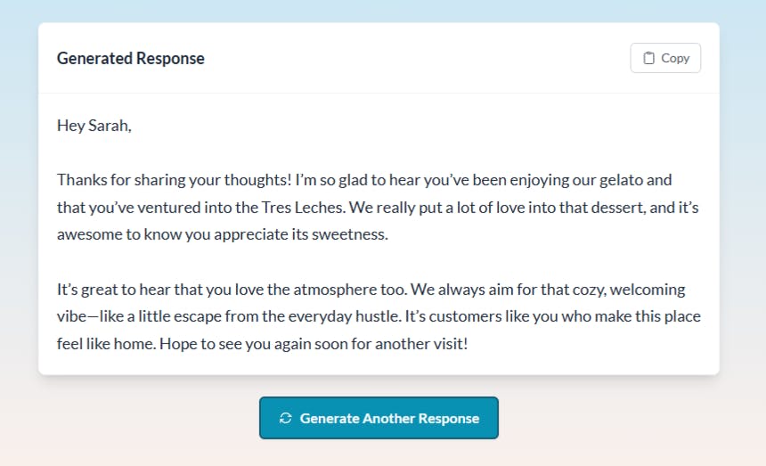 review-response-generated