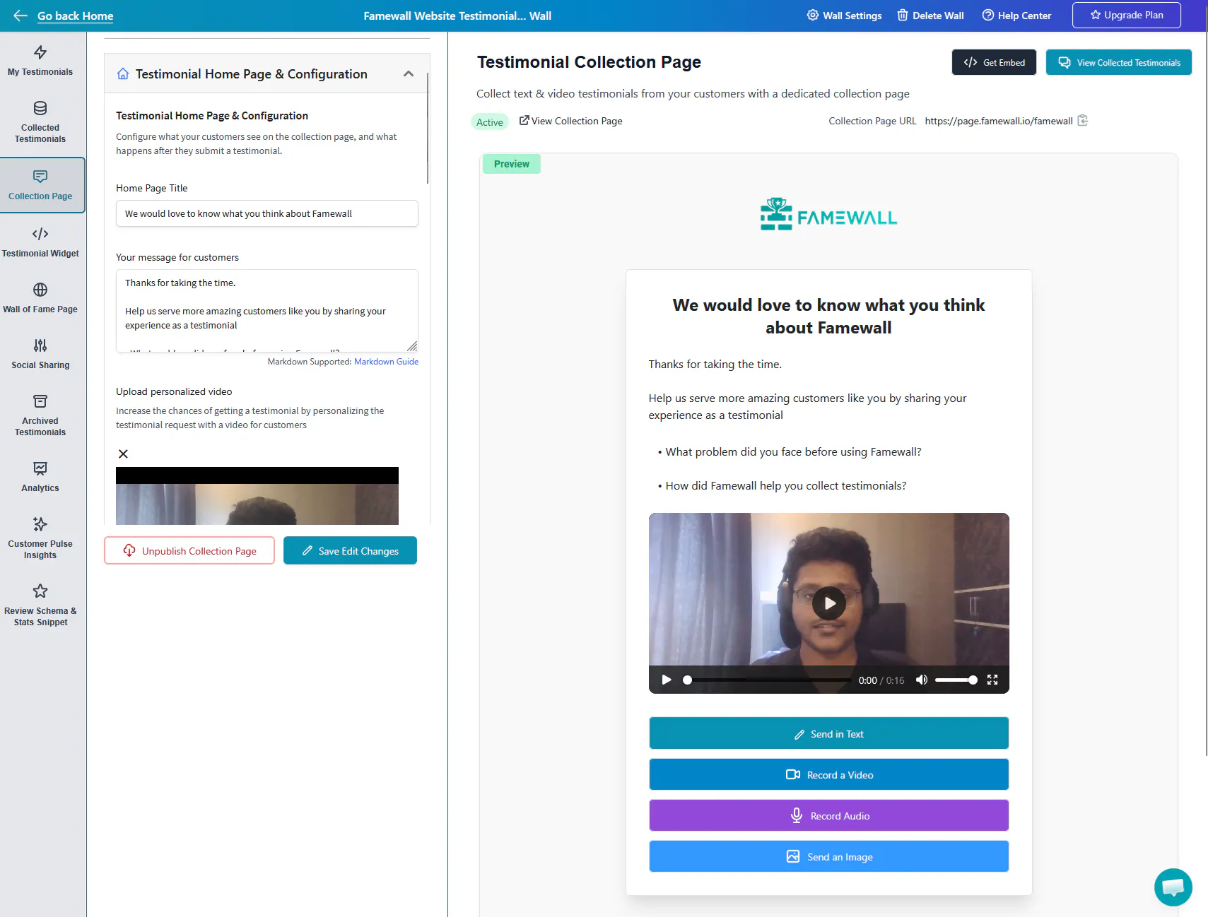 testimonial-collection-page-ui