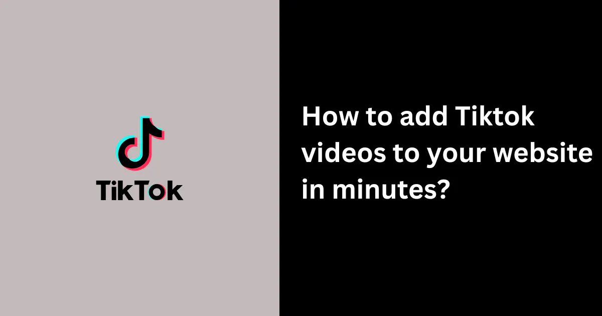 How to Add TikTok Video to your Website? (A Quick Guide for 2026)