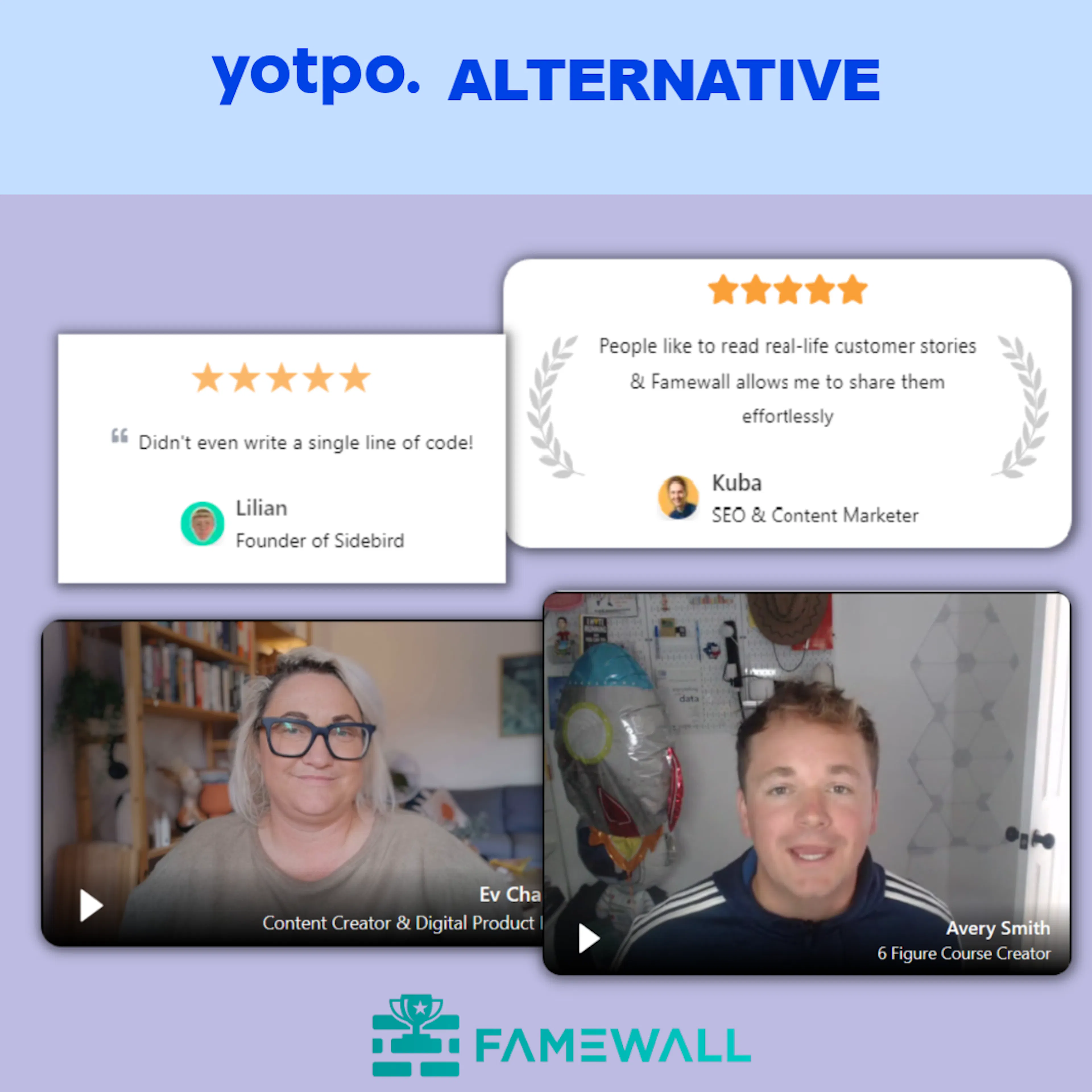 Yotpo Alternative - Famewall