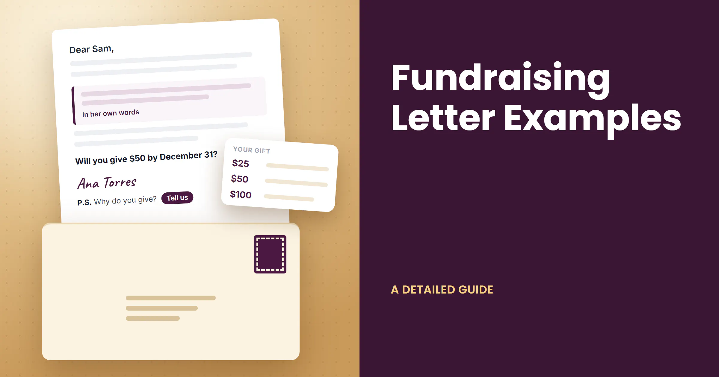 Fundraising Letter Examples: 7 Real Year-End Appeals and a Template to Copy (2026)